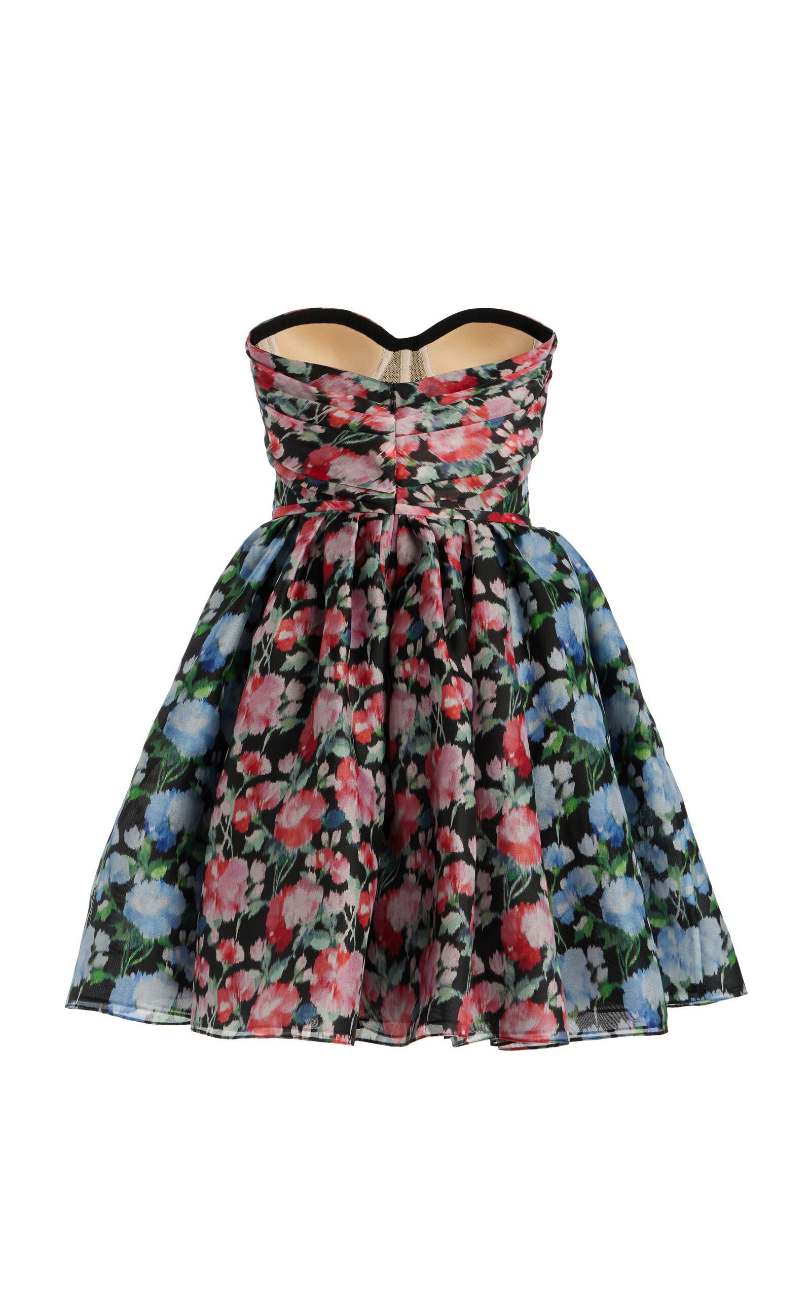 Gathered Organza Mini Dress multi - 5