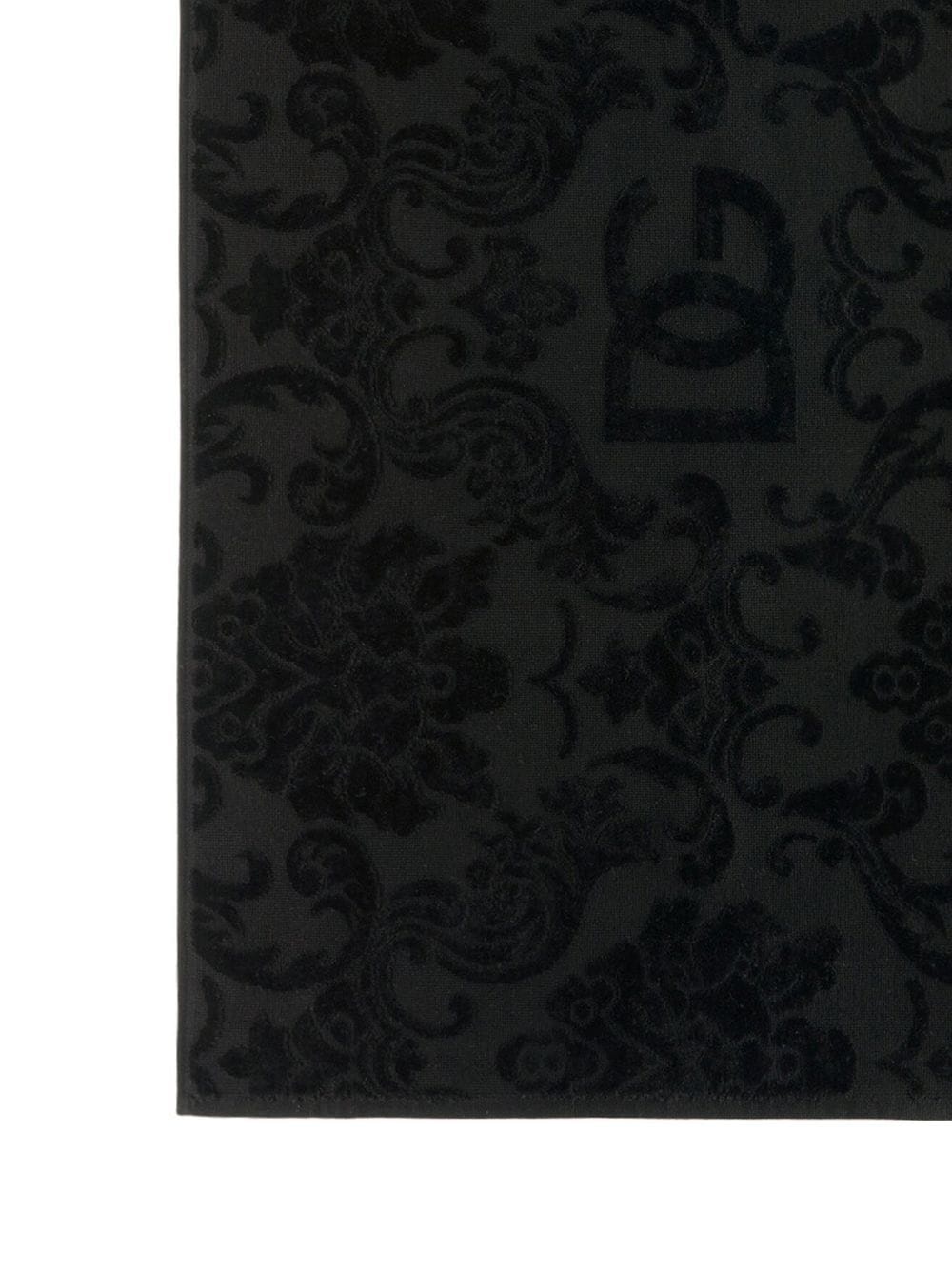 logo jacquard bath mat - 3
