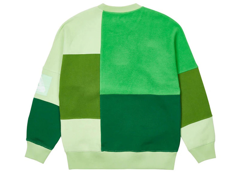 PALACE Palace Colour Block Crew Green outlook