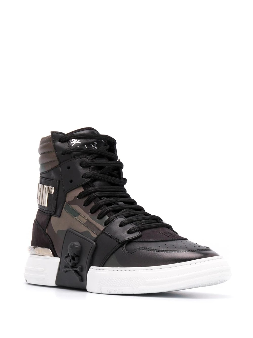 Camouflage High-Top Sneakers - 2