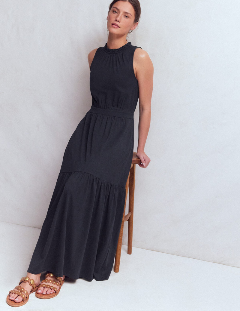 Camalie Jersey Maxi Dress-Navy 6