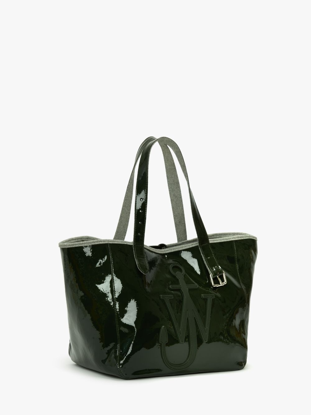 BELT TOTE - COATED DENIM TOTE BAG - 2