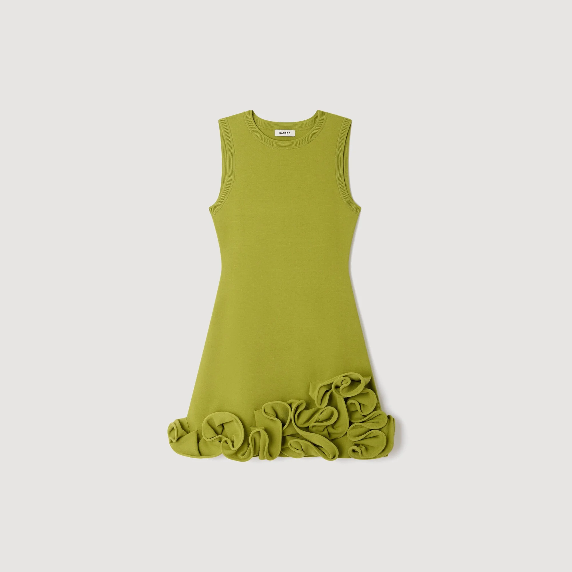 MINI FLORAL KNIT DRESS - 1