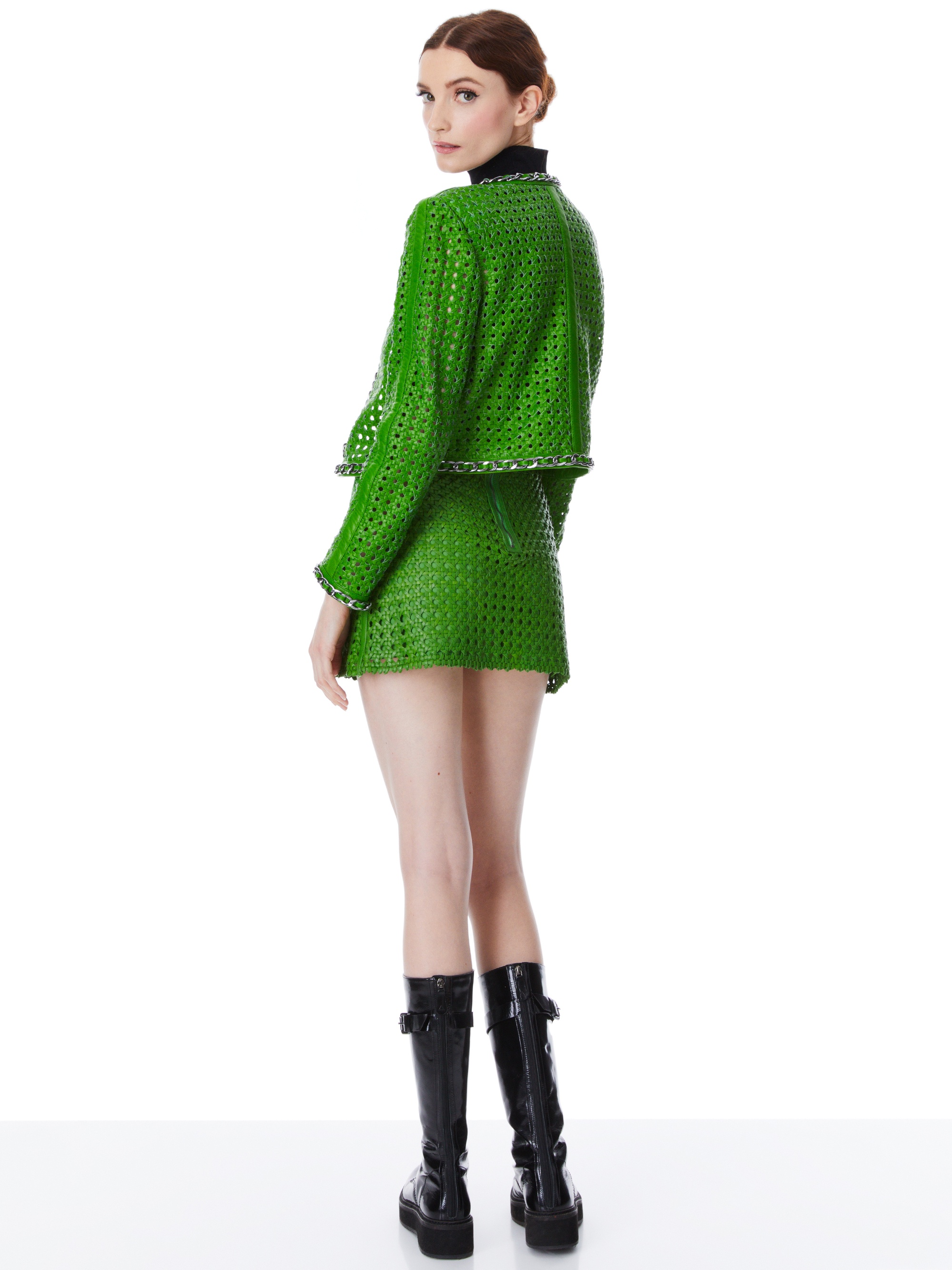 BRIXTON LEATHER CROPPED JACKET - 3