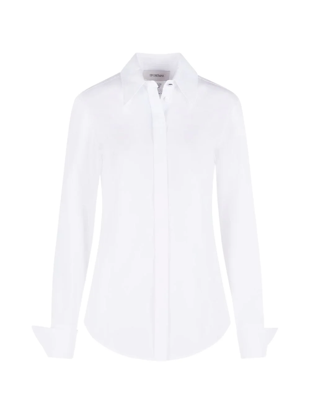 point-collar shirt - 1