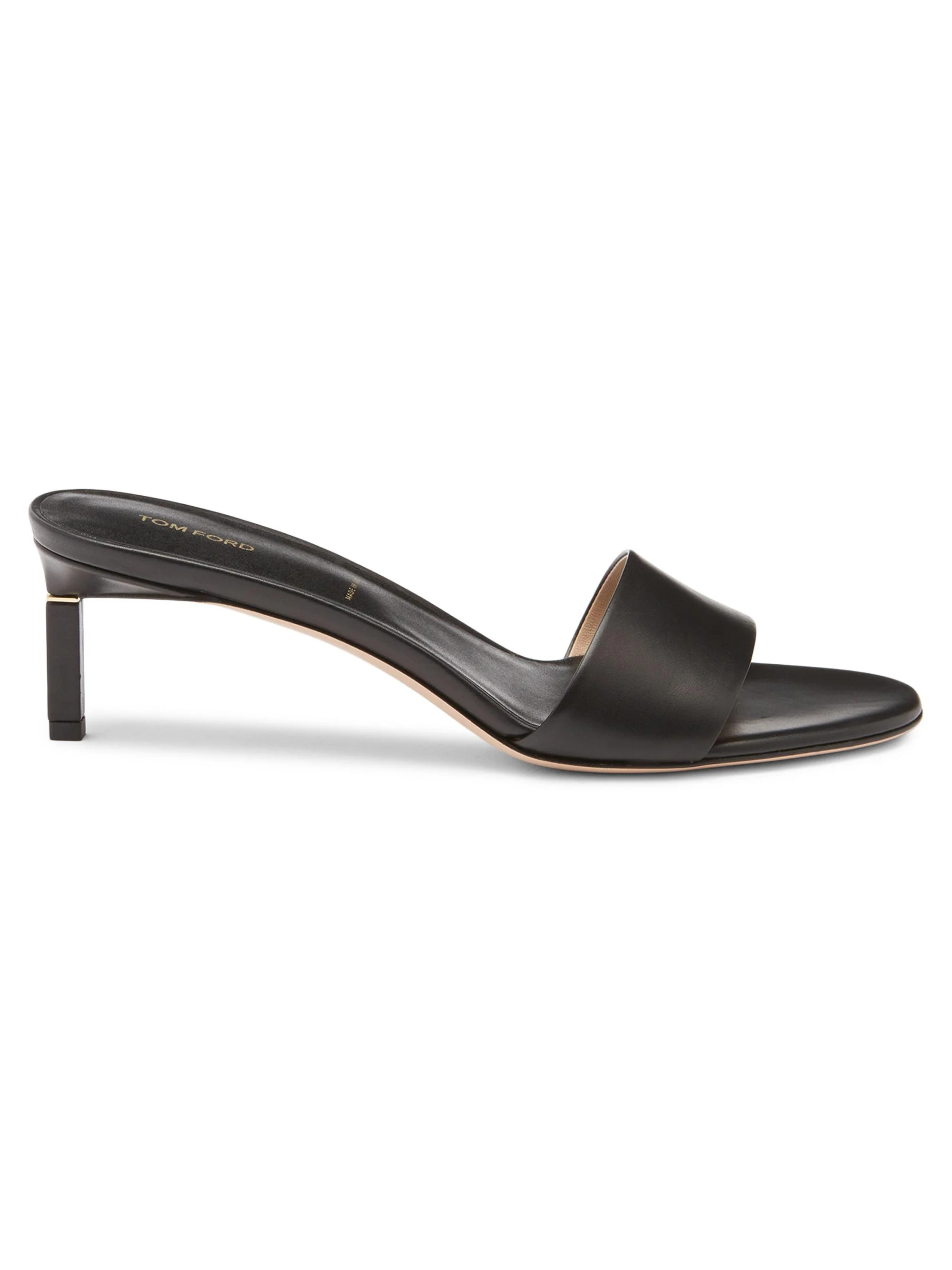 Women's 55MM Patent Leather Stiletto Mules - Black - 1