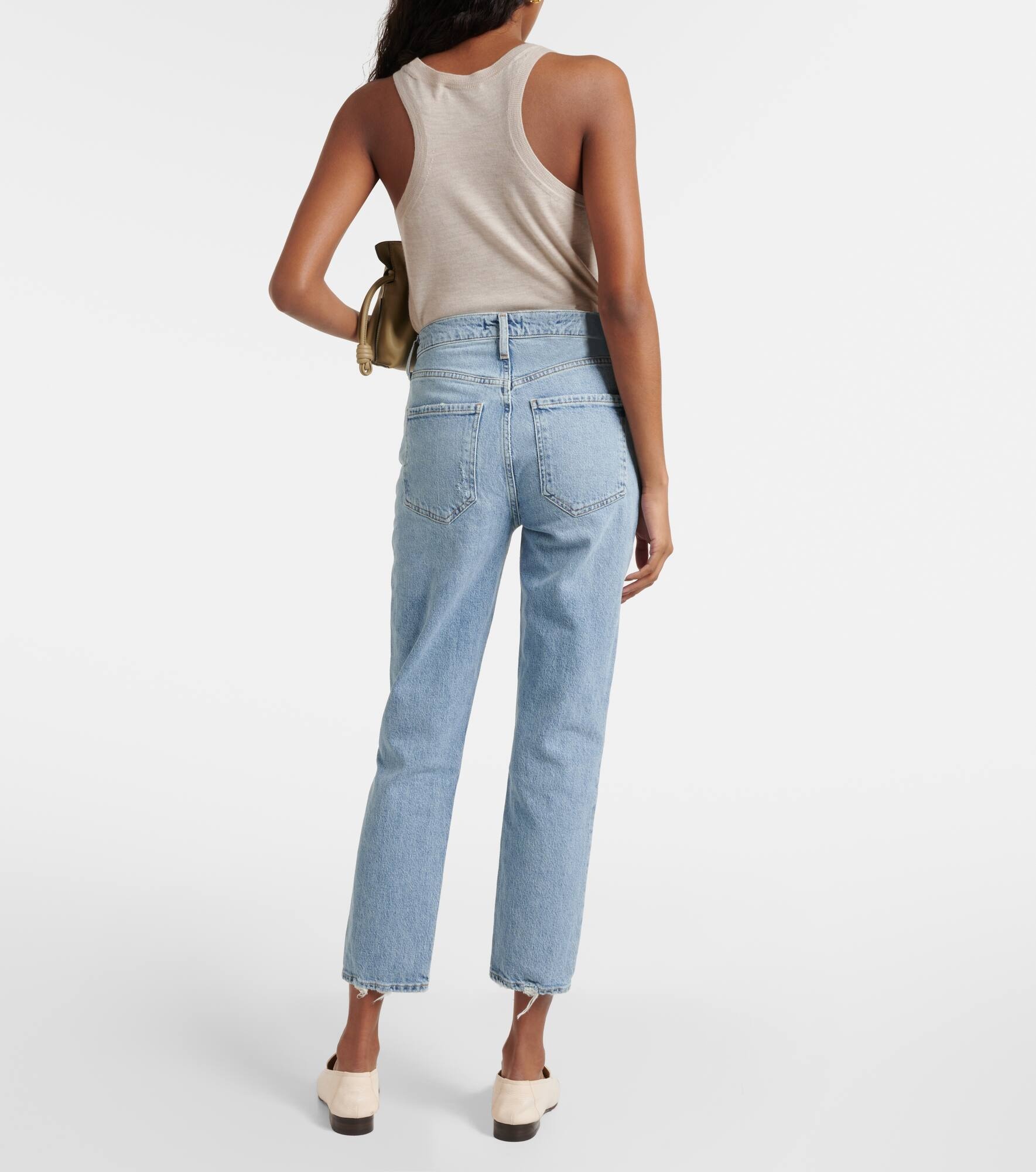 Riley high-rise cropped slim jeans - 3
