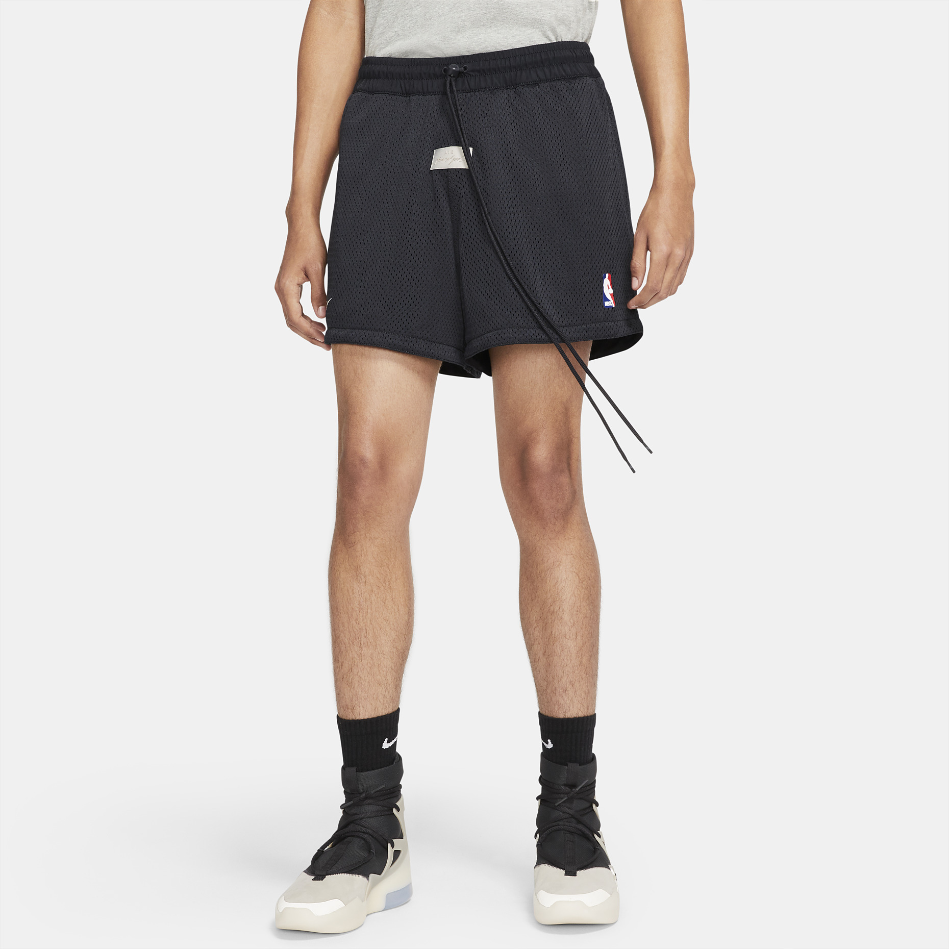 Nike x Fear of God x NBA Basketball Shorts Men Black CU4690-010 - 6
