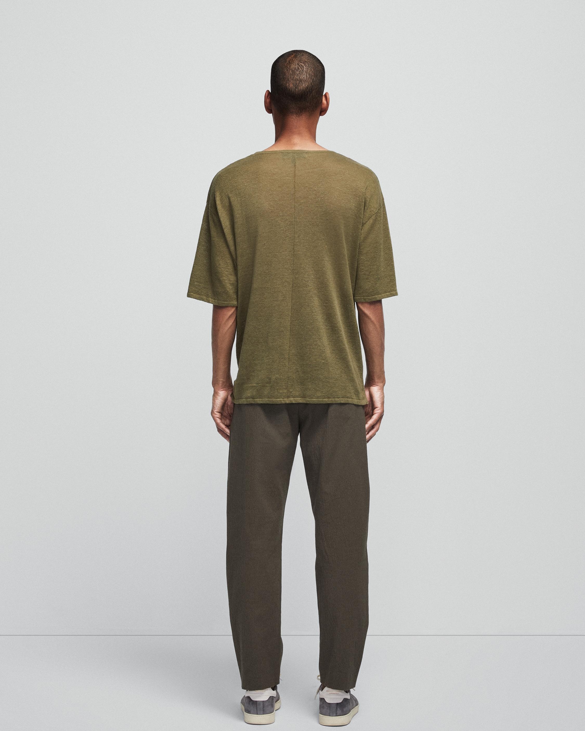 Kerwin Linen Short Sleeve Crew
Relaxed Fit Shirt - 6