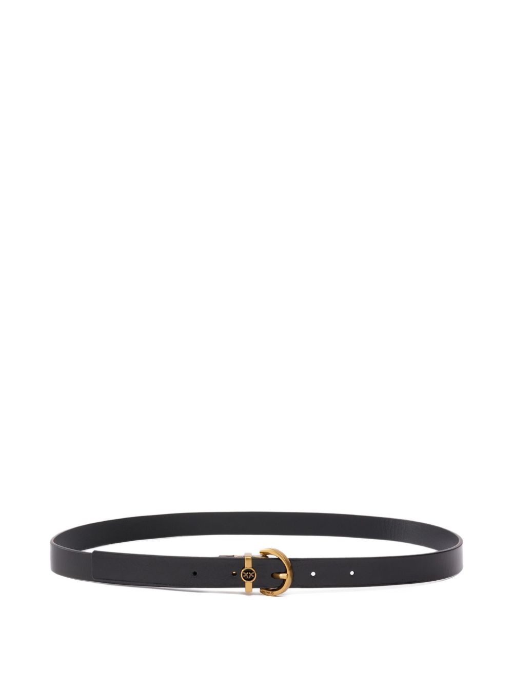 logo-buckle belt - 1