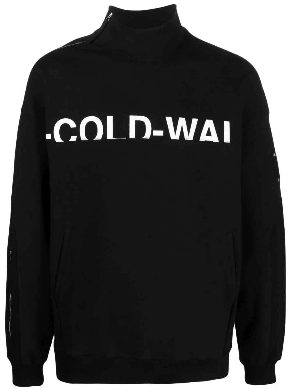 Overset Crewneck in Black - 1
