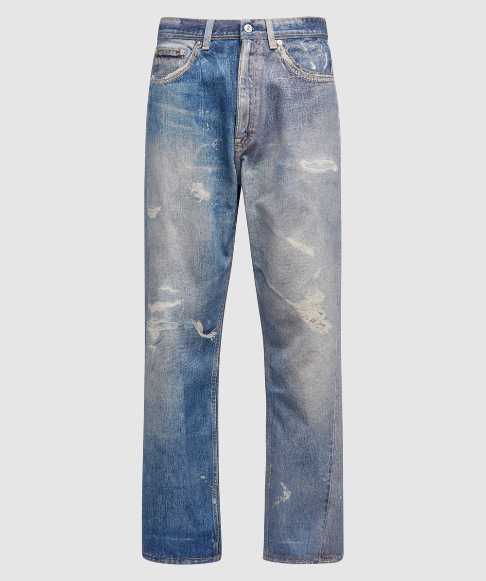 Denim third cuts jean - 1