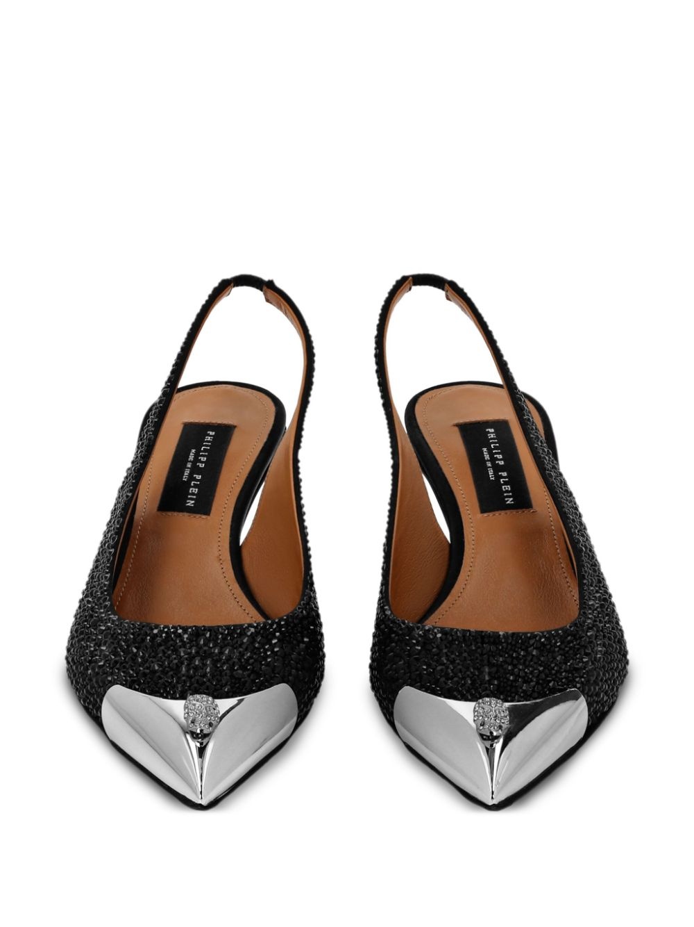 55mm sllingback mix strass pumps - 3