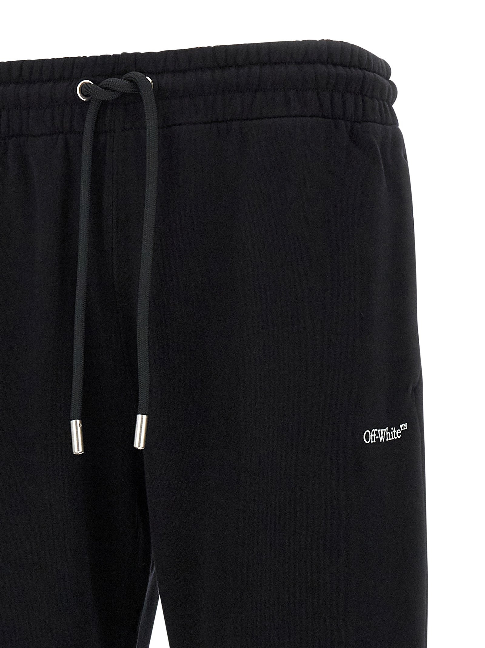 Scribble Diag Pants White/Black - 3