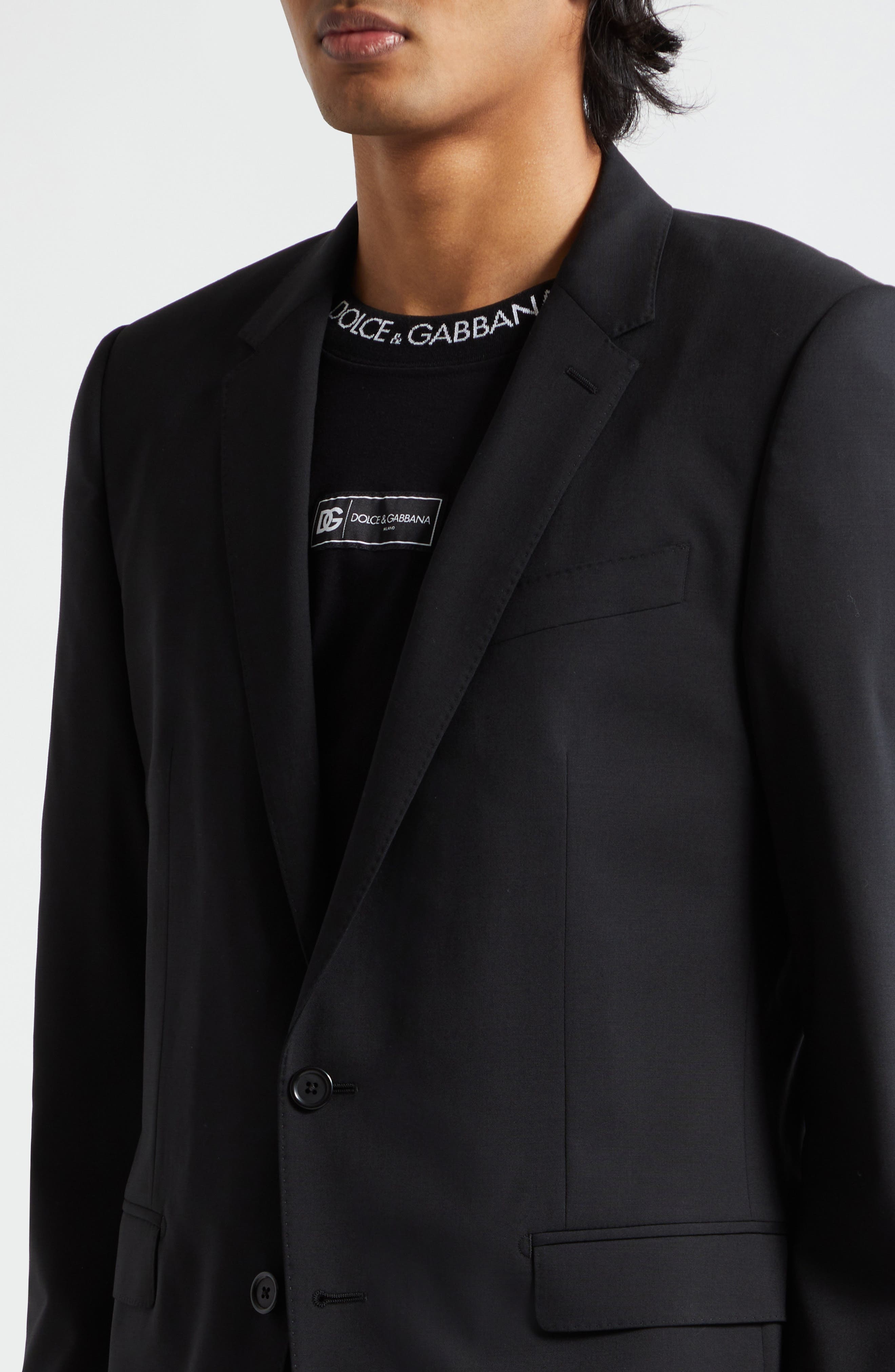 Martini Fit Stretch Wool Suit - 4