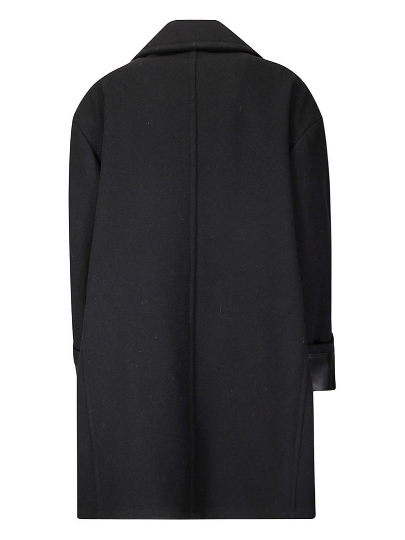 MM6 Maison Margiela pocketed double-breasted coat outlook