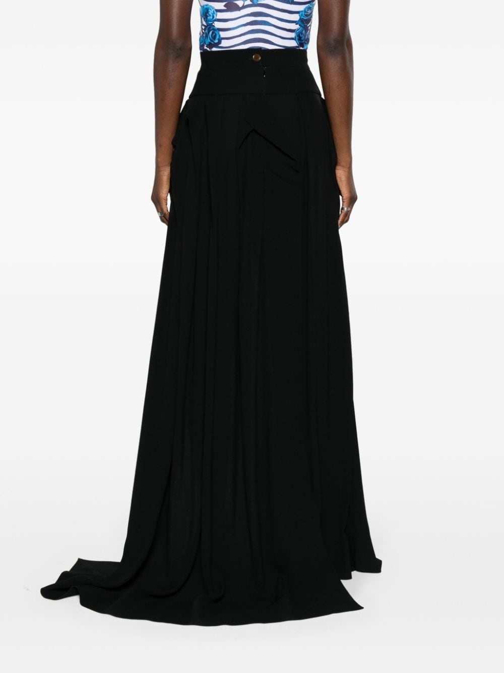 Nedda asymmetric maxi skirt - 4