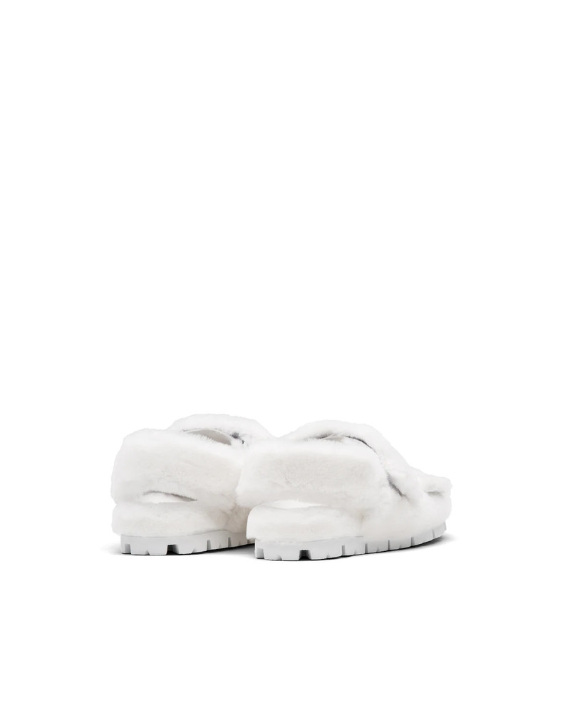Shearling sandals 5