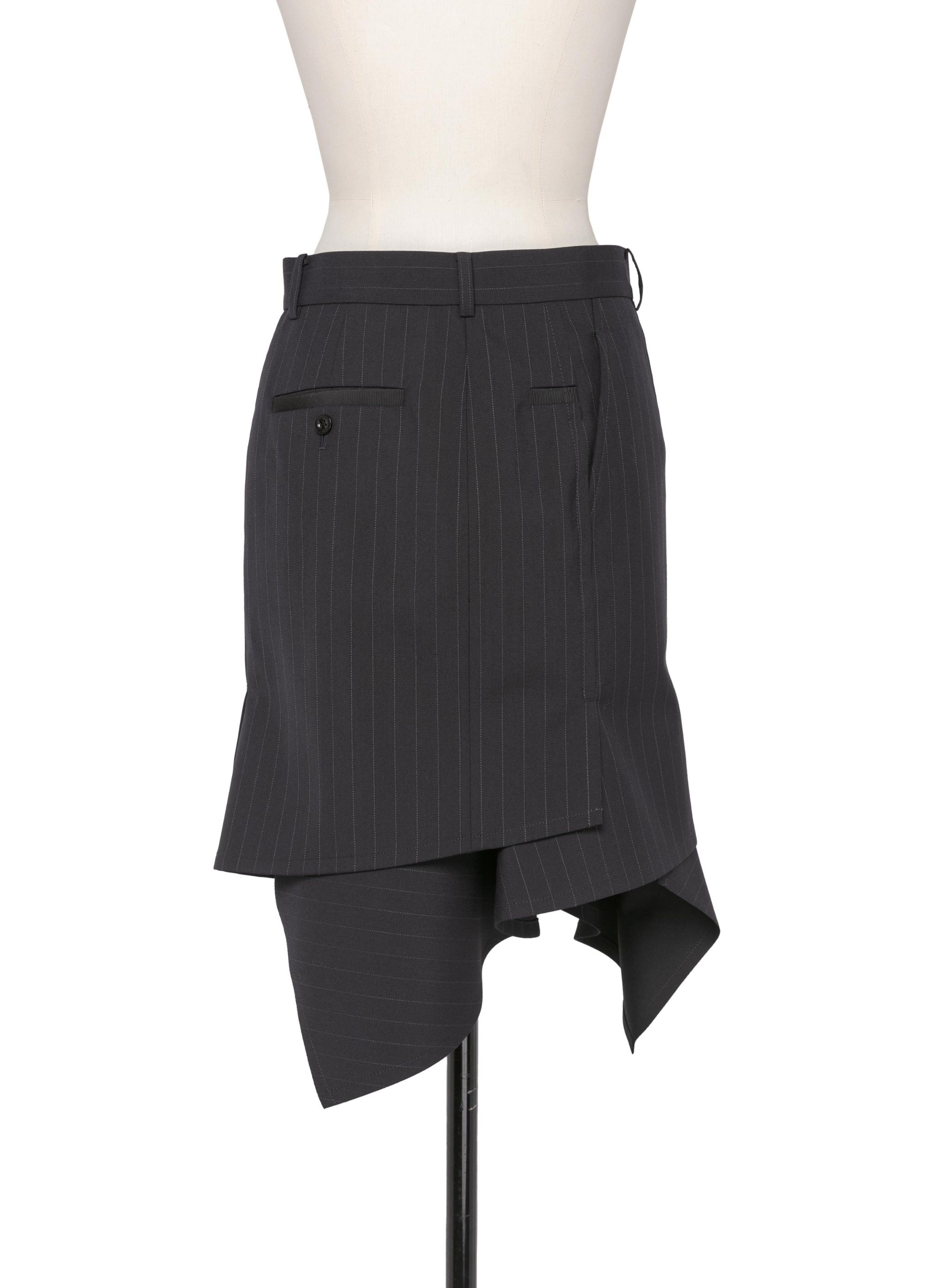 Chalk Stripe Skirt - 4