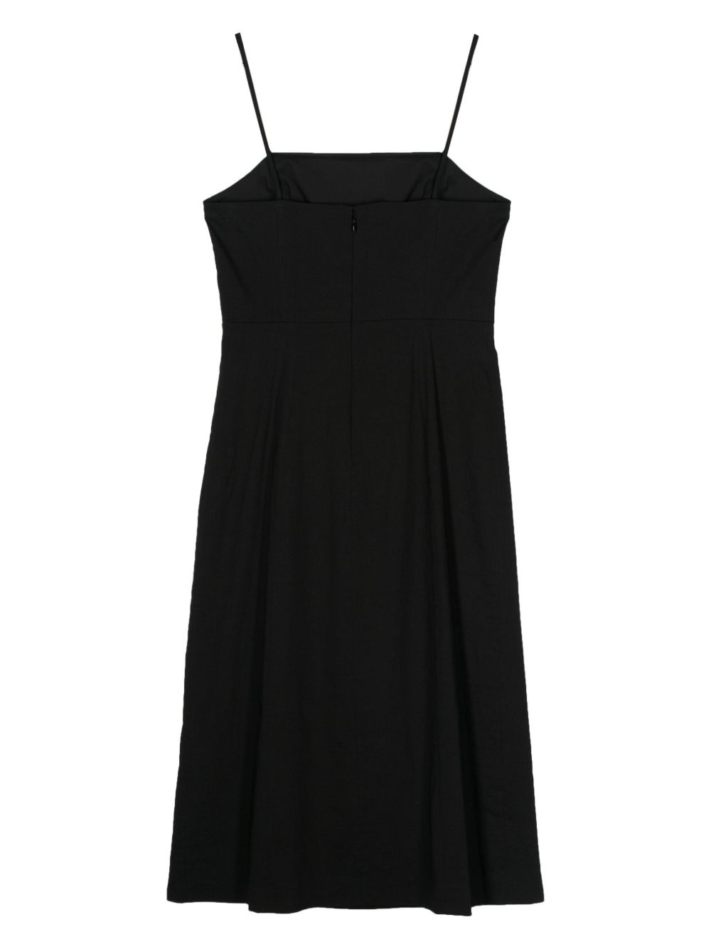 sleeveless A-line midi dress - 2