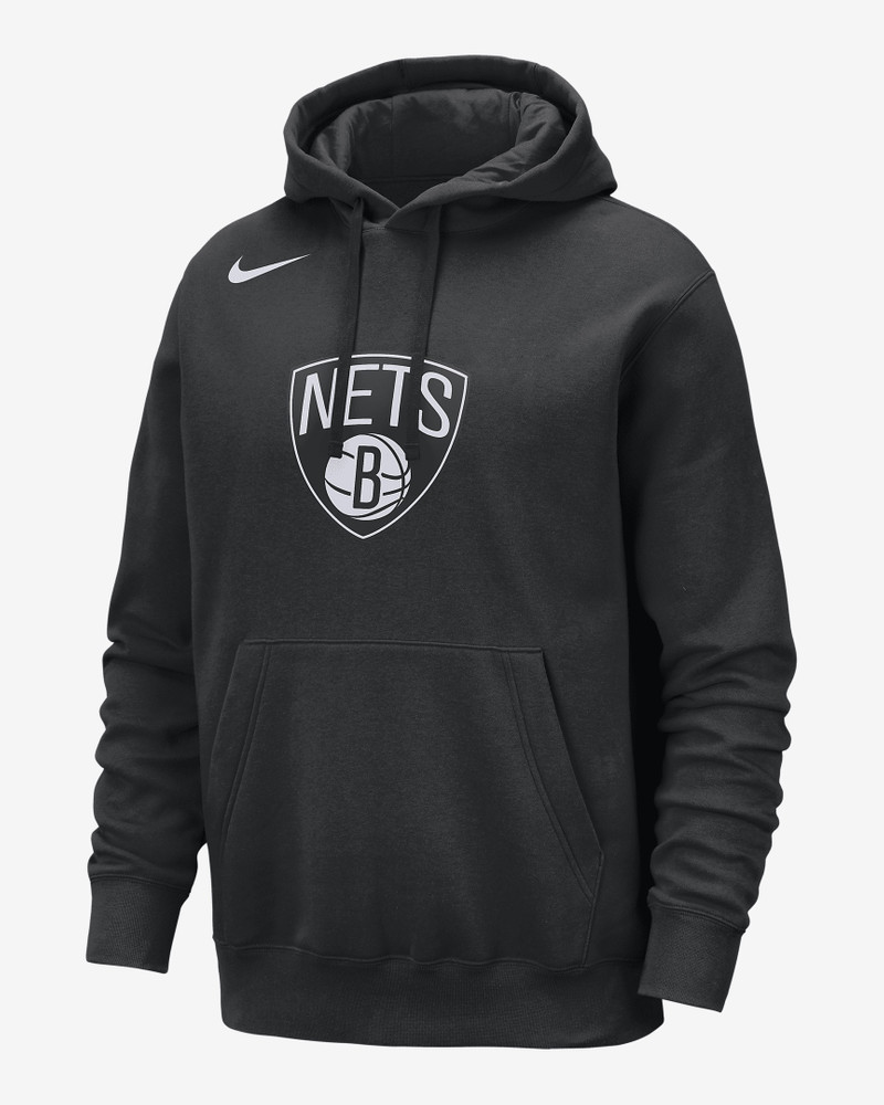 Brooklyn Nets Club Nike Men's NBA Pullover Hoodie - 1