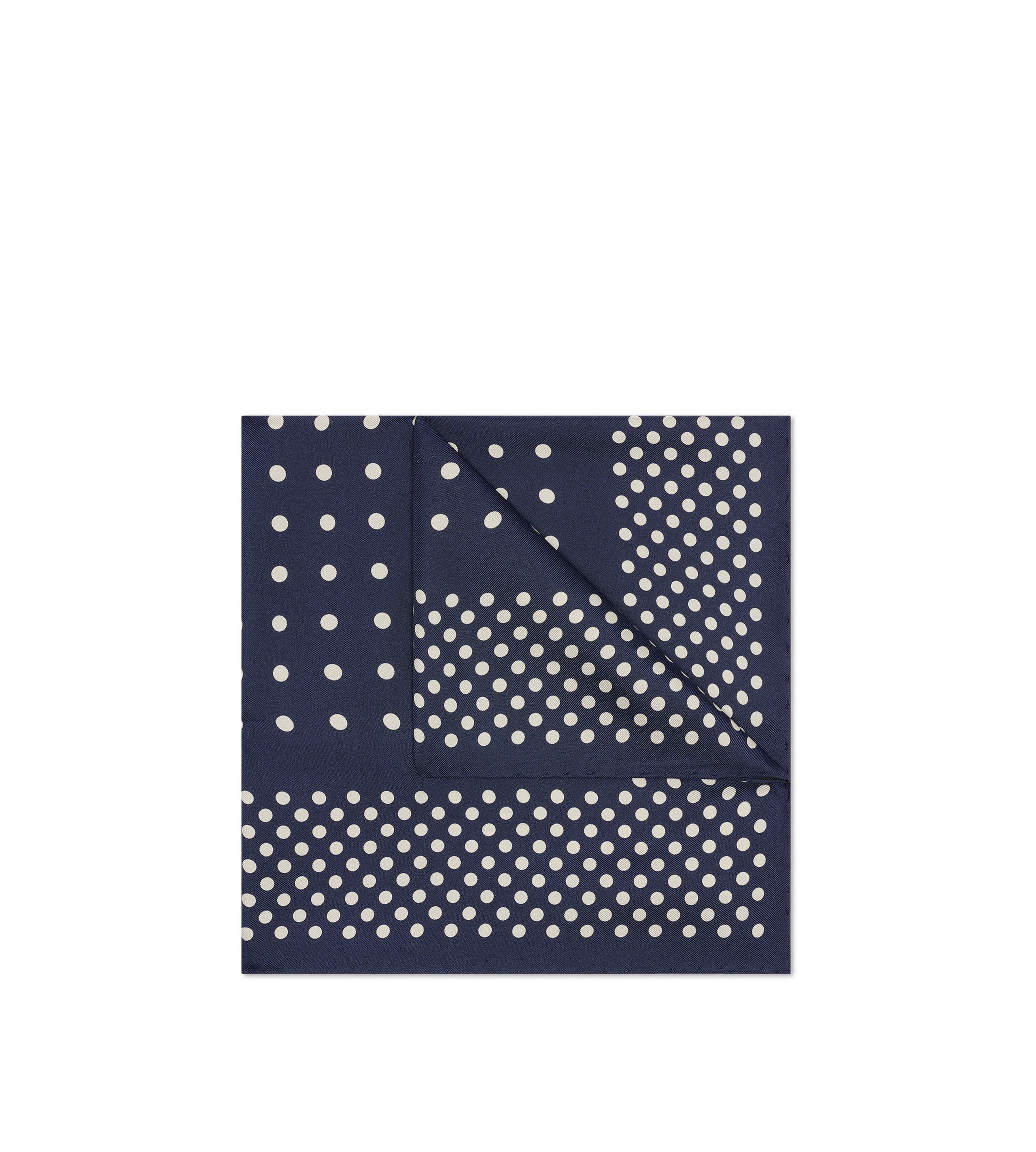 POLKA DOT FRAME POCKET SQUARE - 1