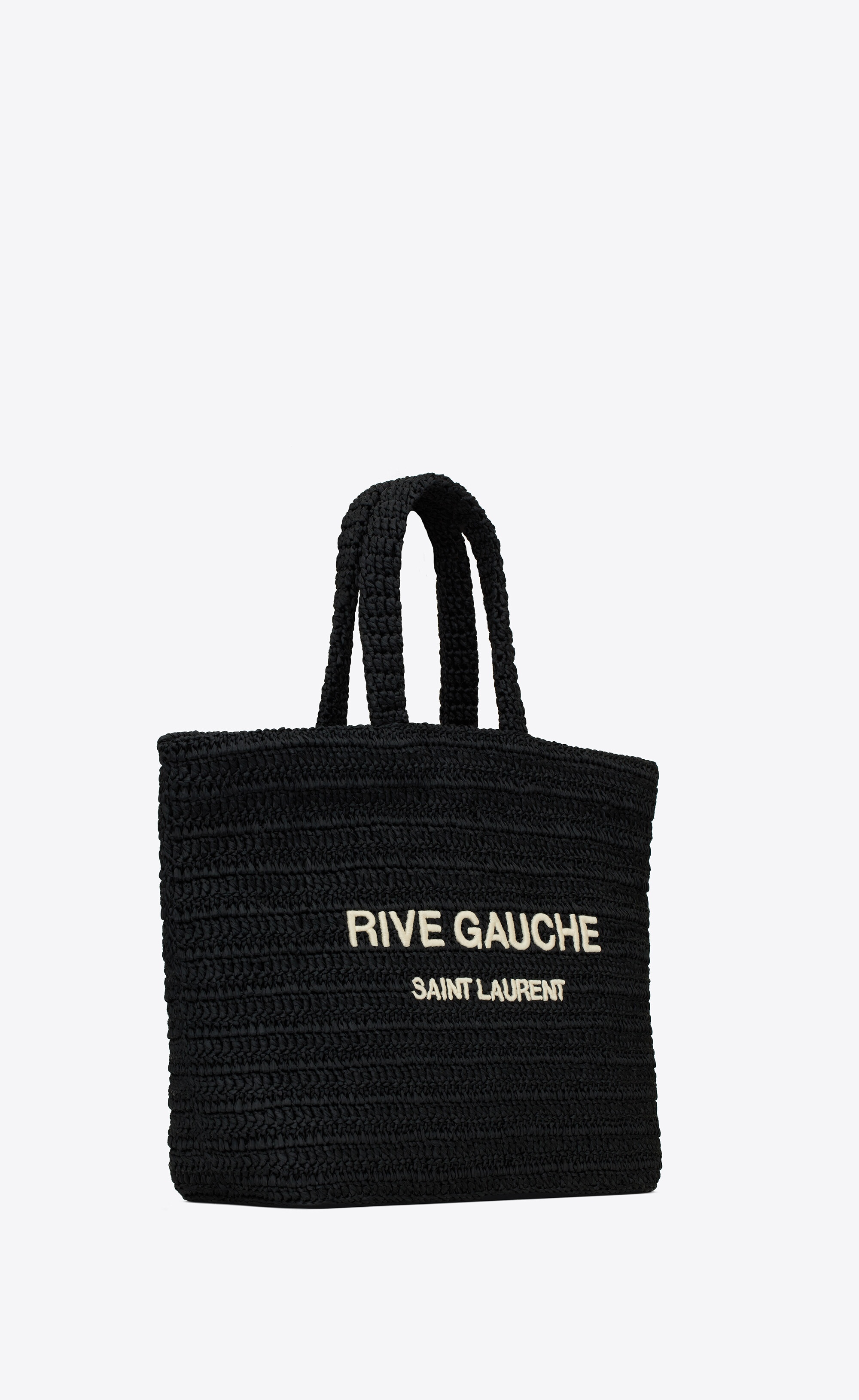 rive gauche supple in raffia crochet - 5