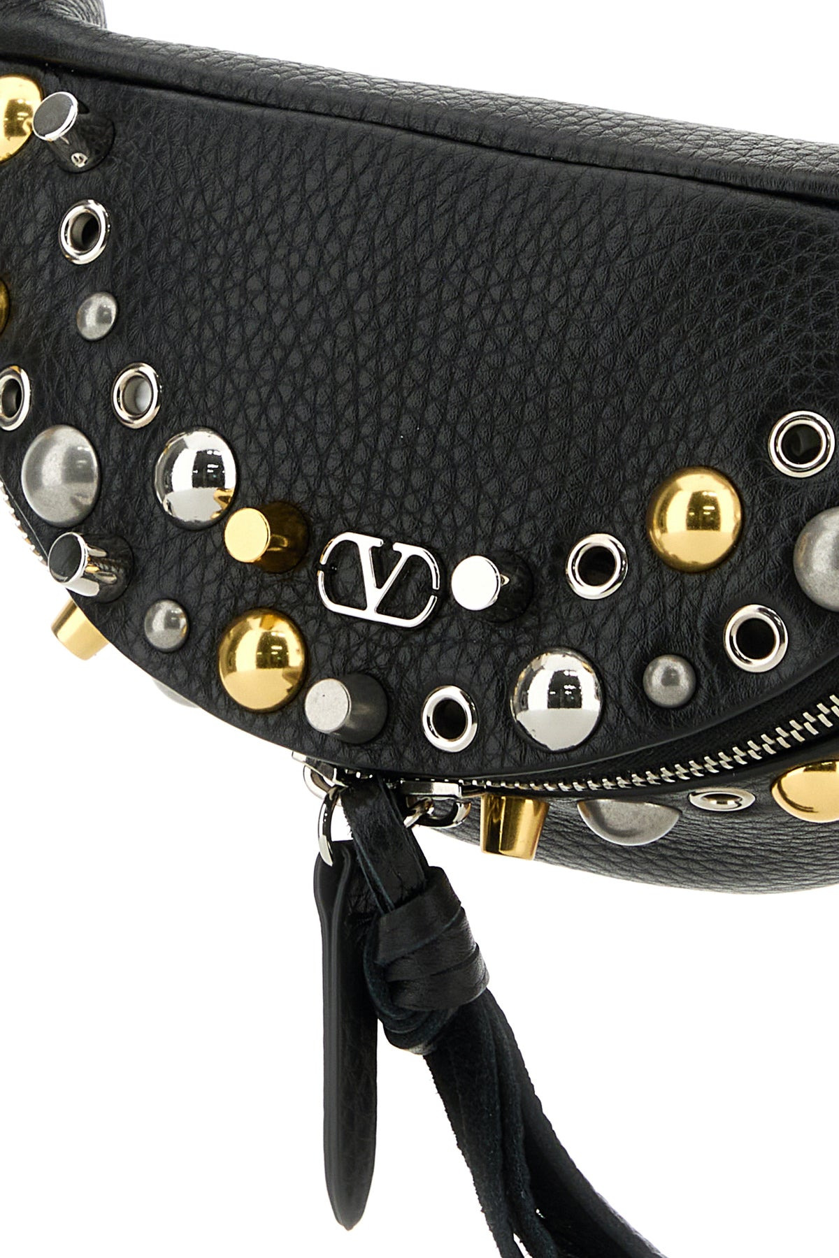 Black leather Nellcôte belt bag - 4
