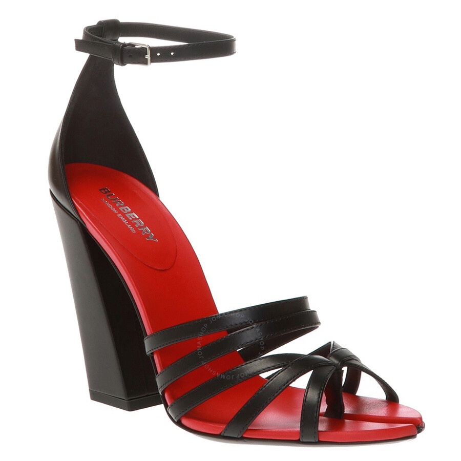 Burberry Split-toe Detail Leather Hove Thong Sandals - 4