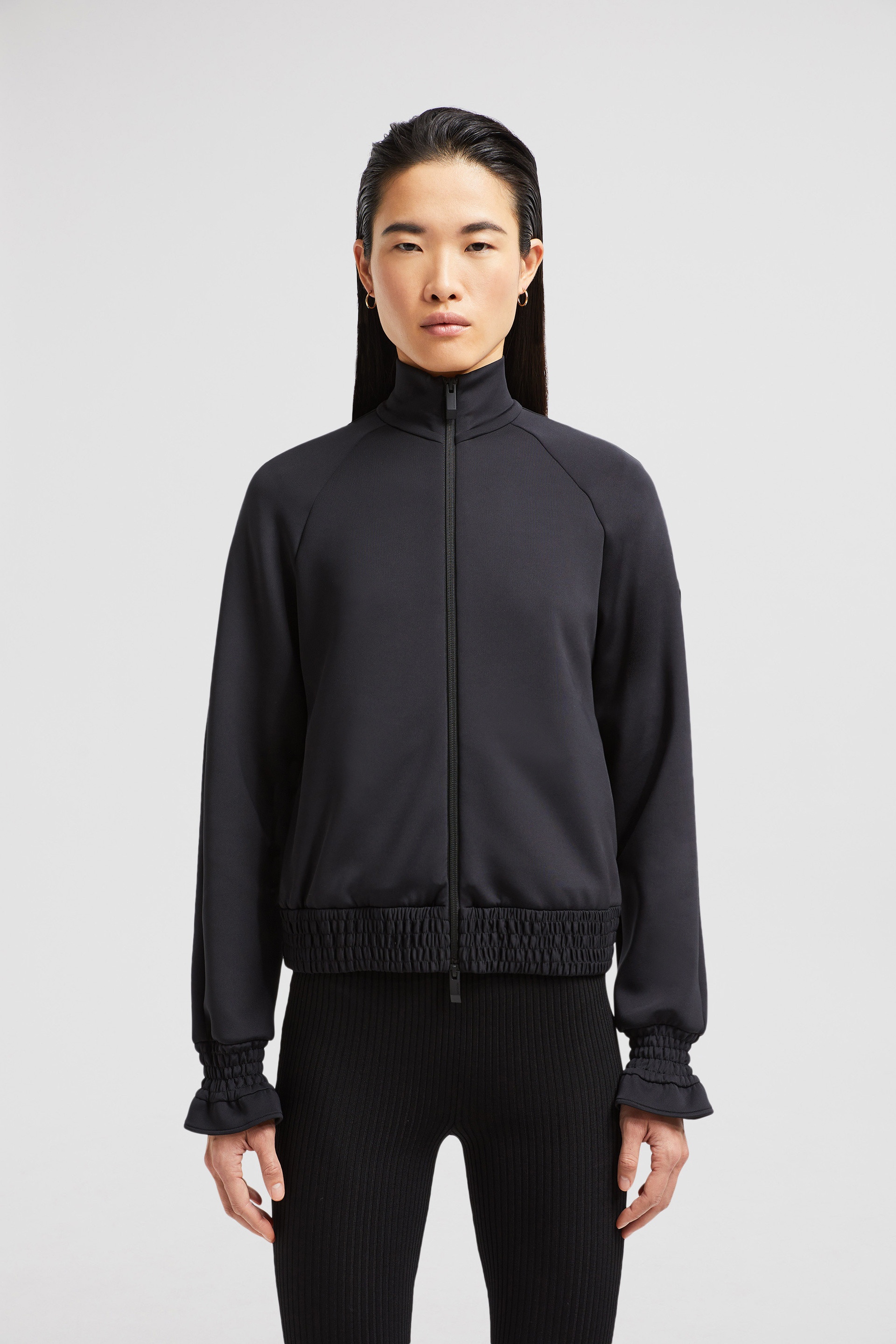 Neoprene Zip-Up Sweatshirt - 3