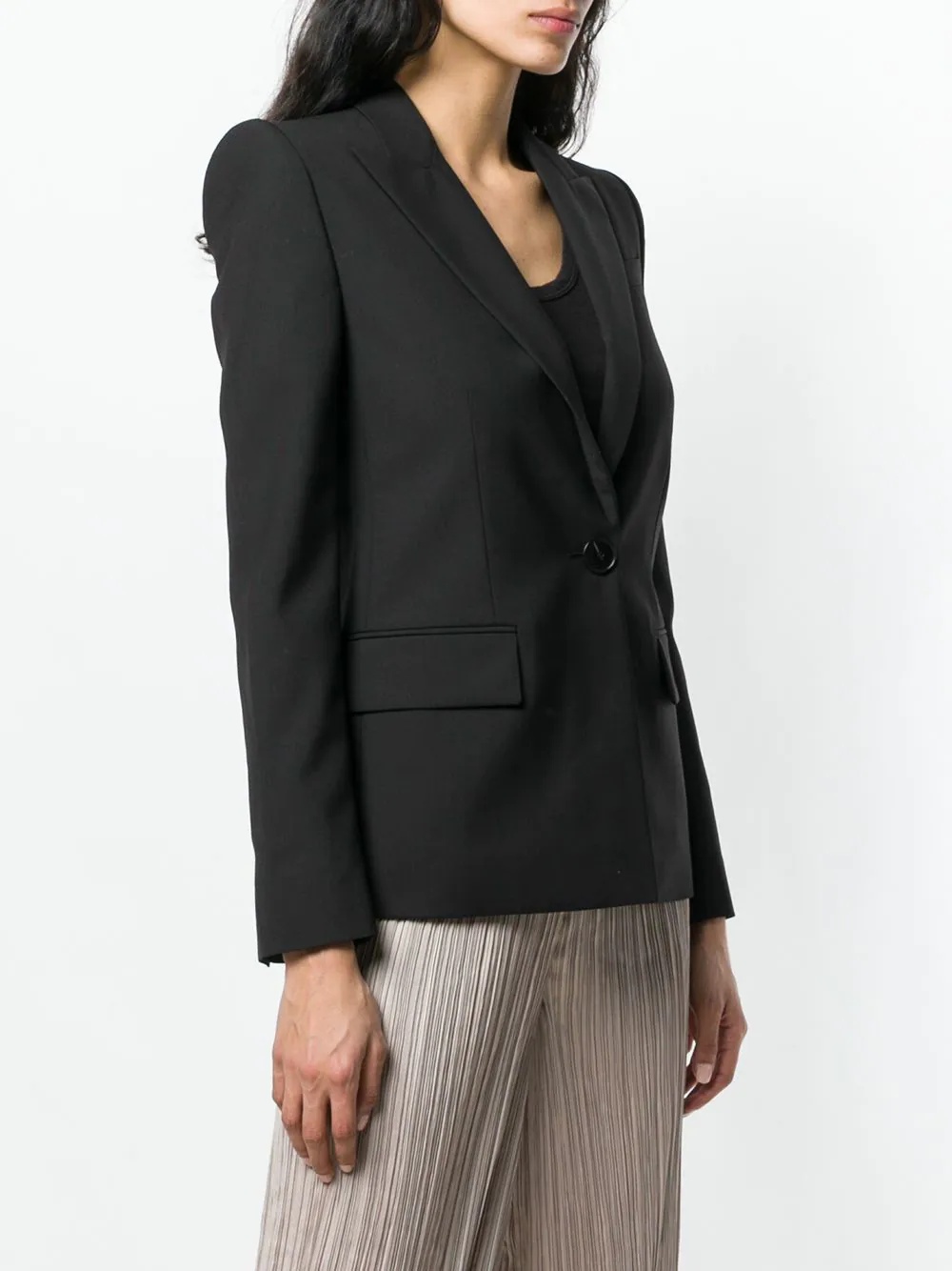 single-breasted blazer - 6