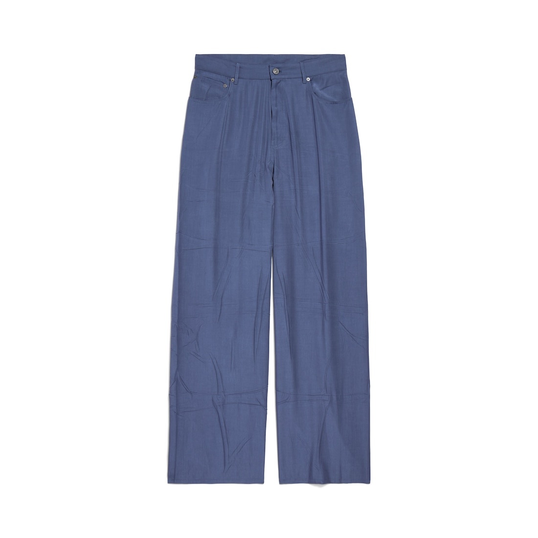Men's Fluid Denim Pants in Faded Blue - 1