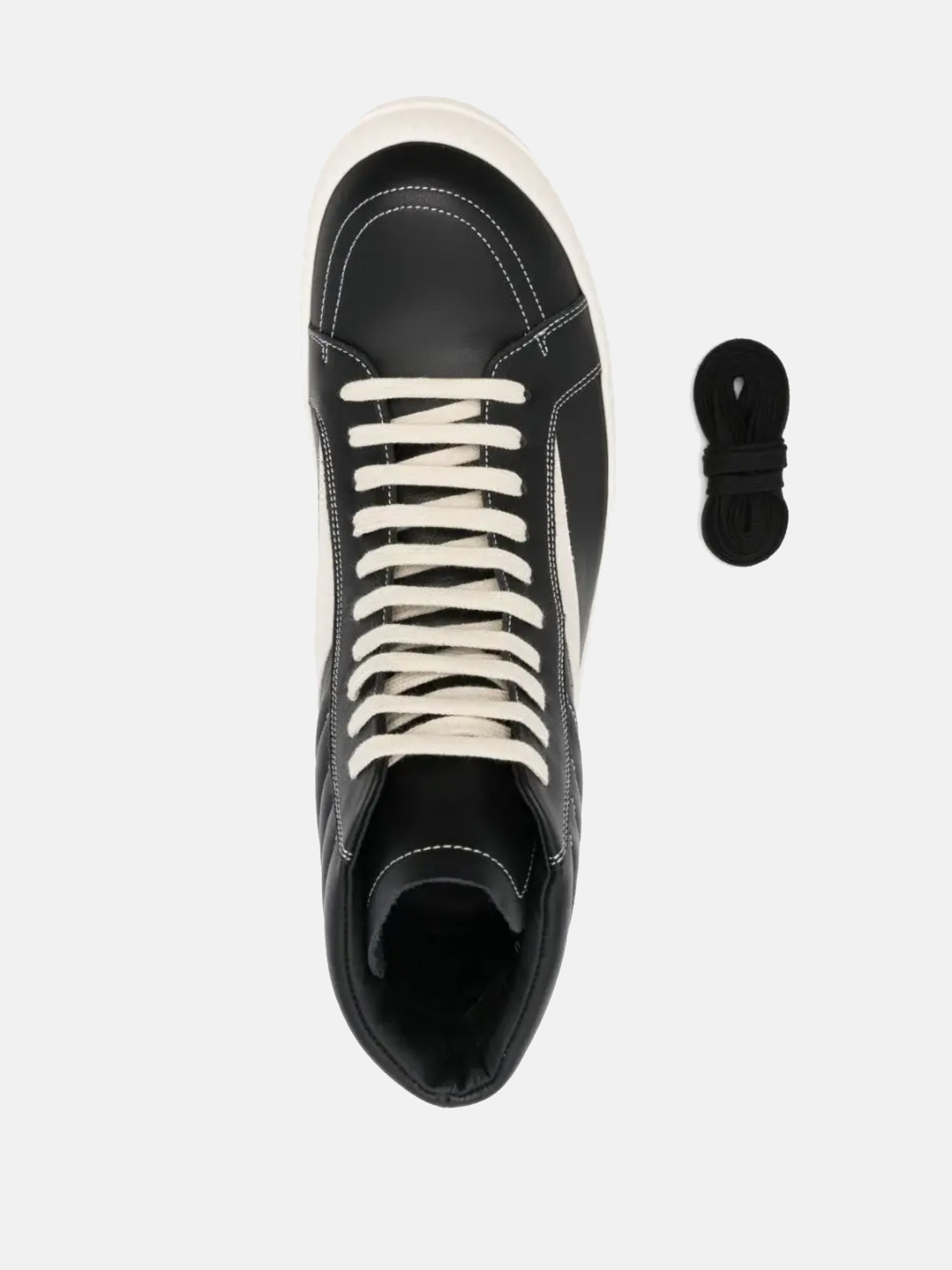 RICK OWENS Men Scarpe In Pelle - High Vintage Sneakers - 4