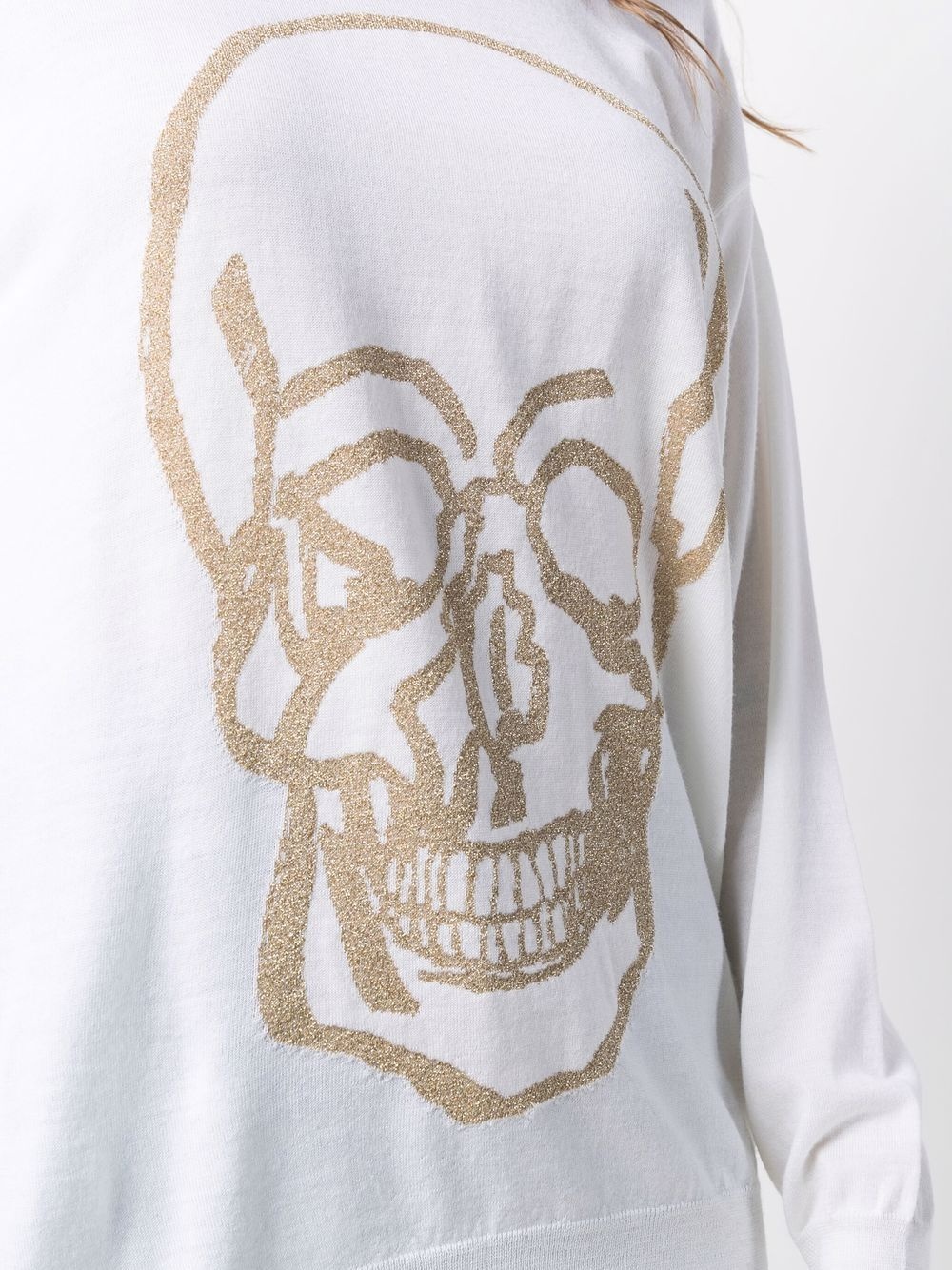 skull-print jumper - 5