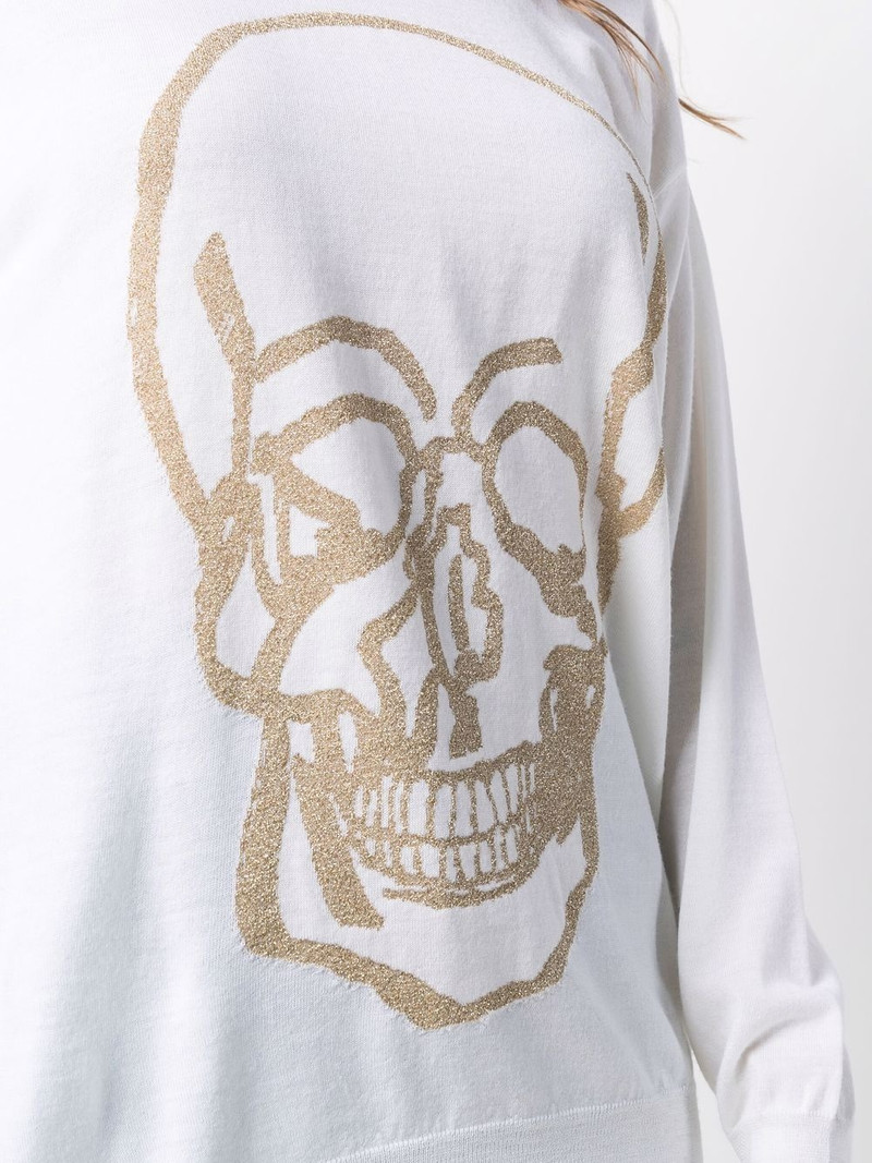 skull-print jumper 5