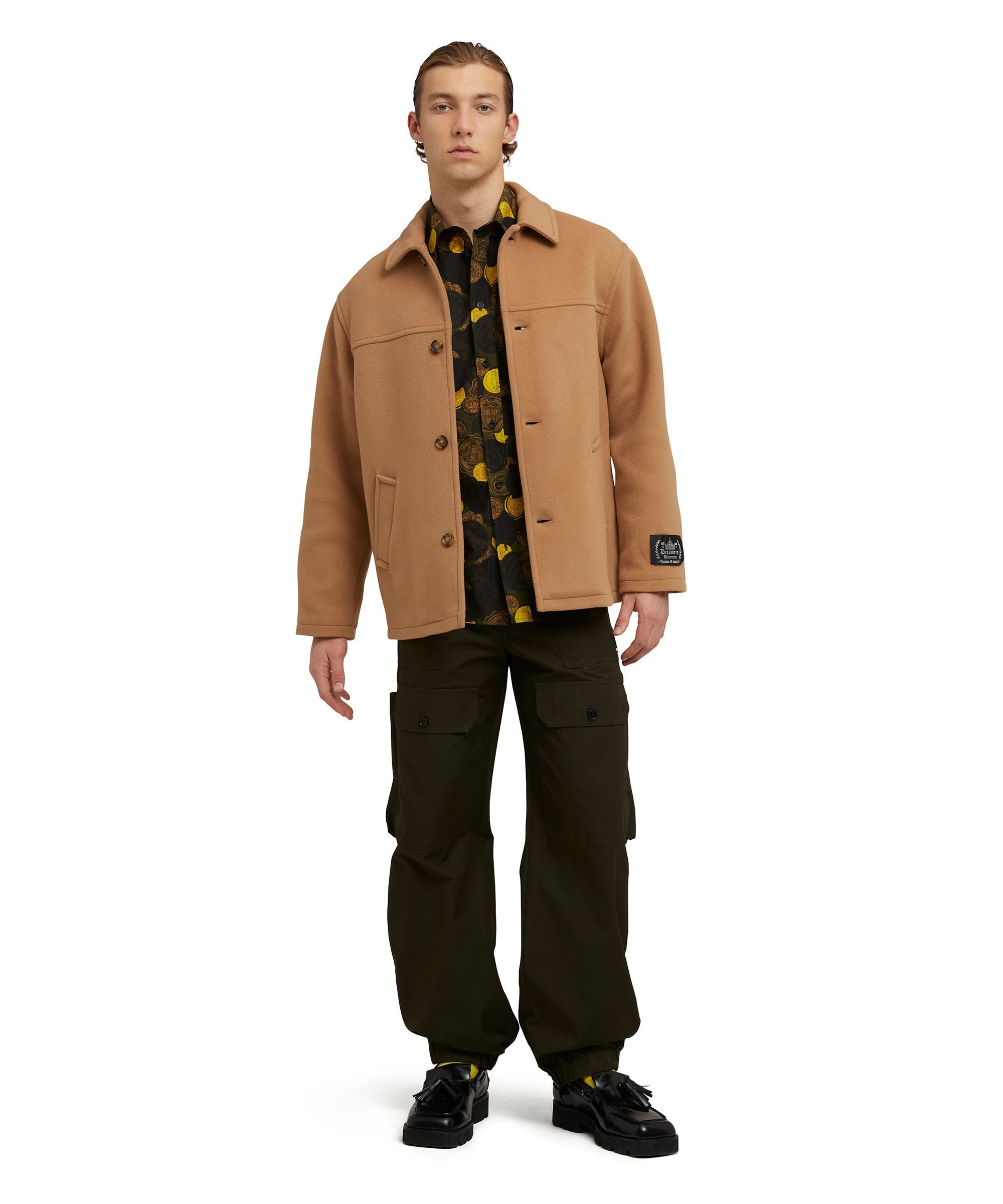 Organic cotton shirt with "all-over Token" print - 5