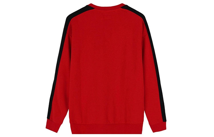 Converse Track Taping Crew Neck Sweatshirt 'Red' 10017989-A03 - 2