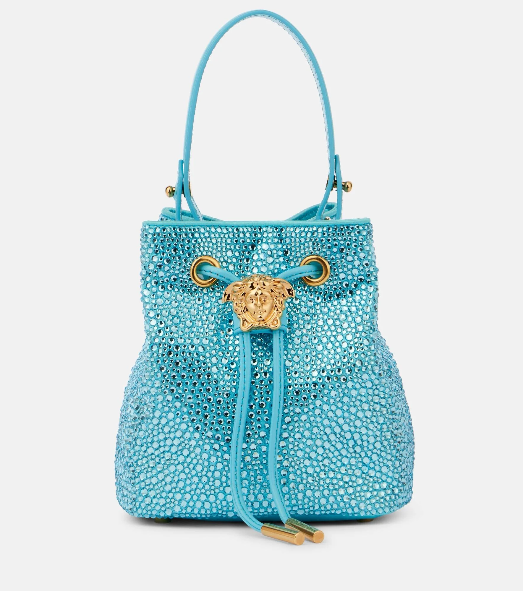 La Medusa Medium embellished bucket bag - 1