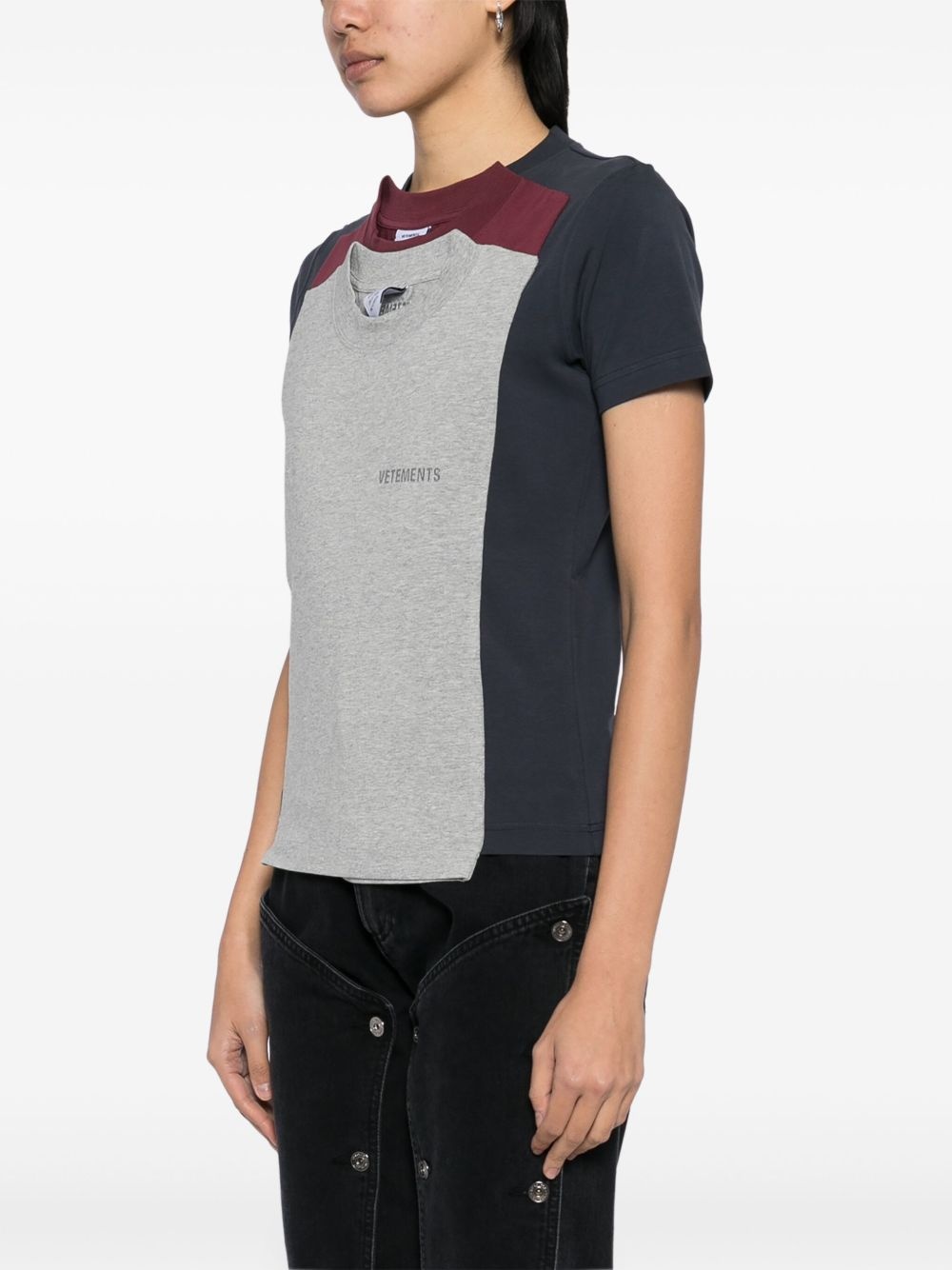 layered T-shirt - 3