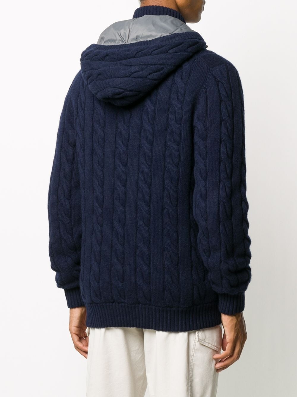 cable-knit cashmere cardigan - 4