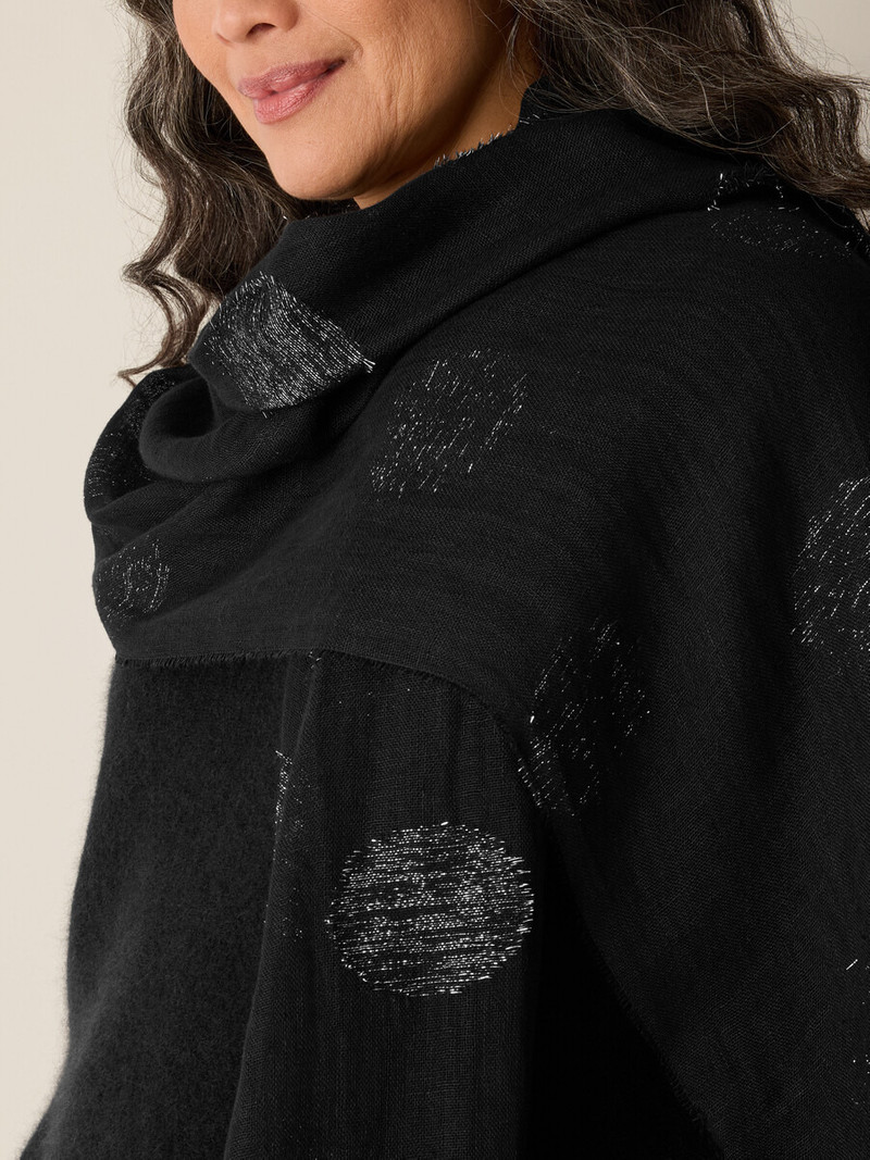 Linen Filcoupe Shimmer Scarf 4