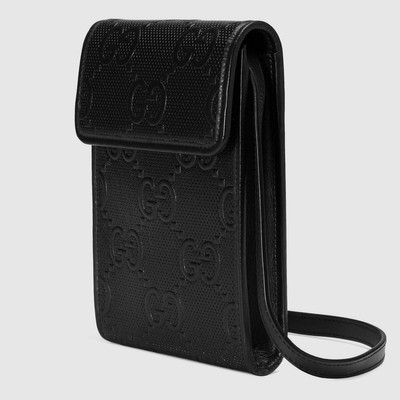 GUCCI GG embossed mini bag outlook