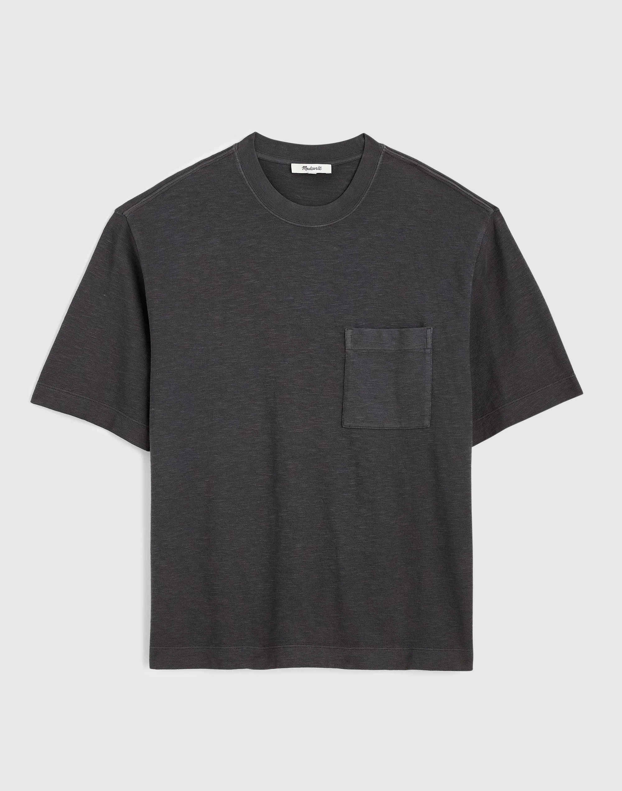 Boxy Pocket Tee in Weekend Slub - 1