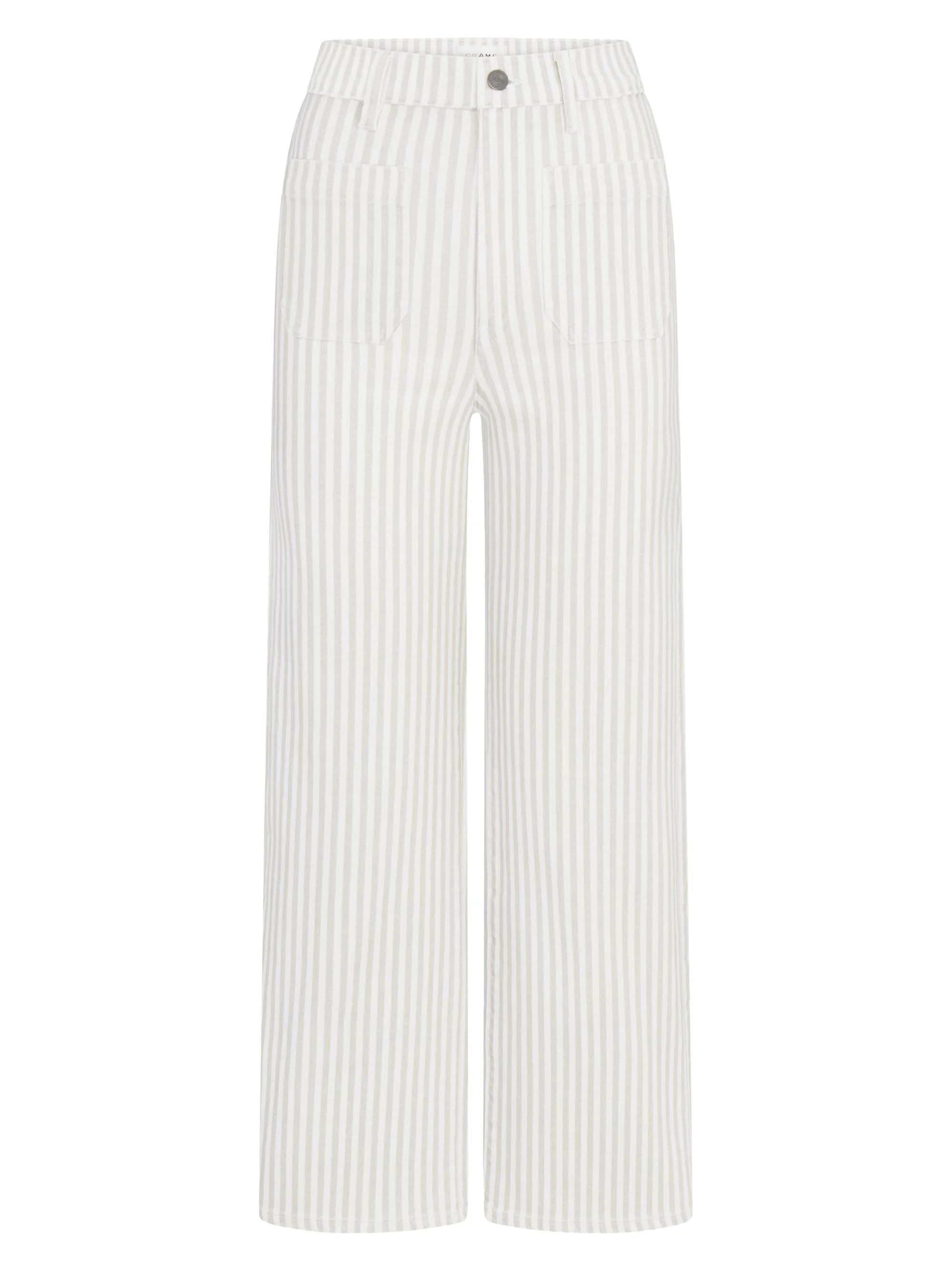 Women's The Anchor Striped Pants - Flax Stripe - 1