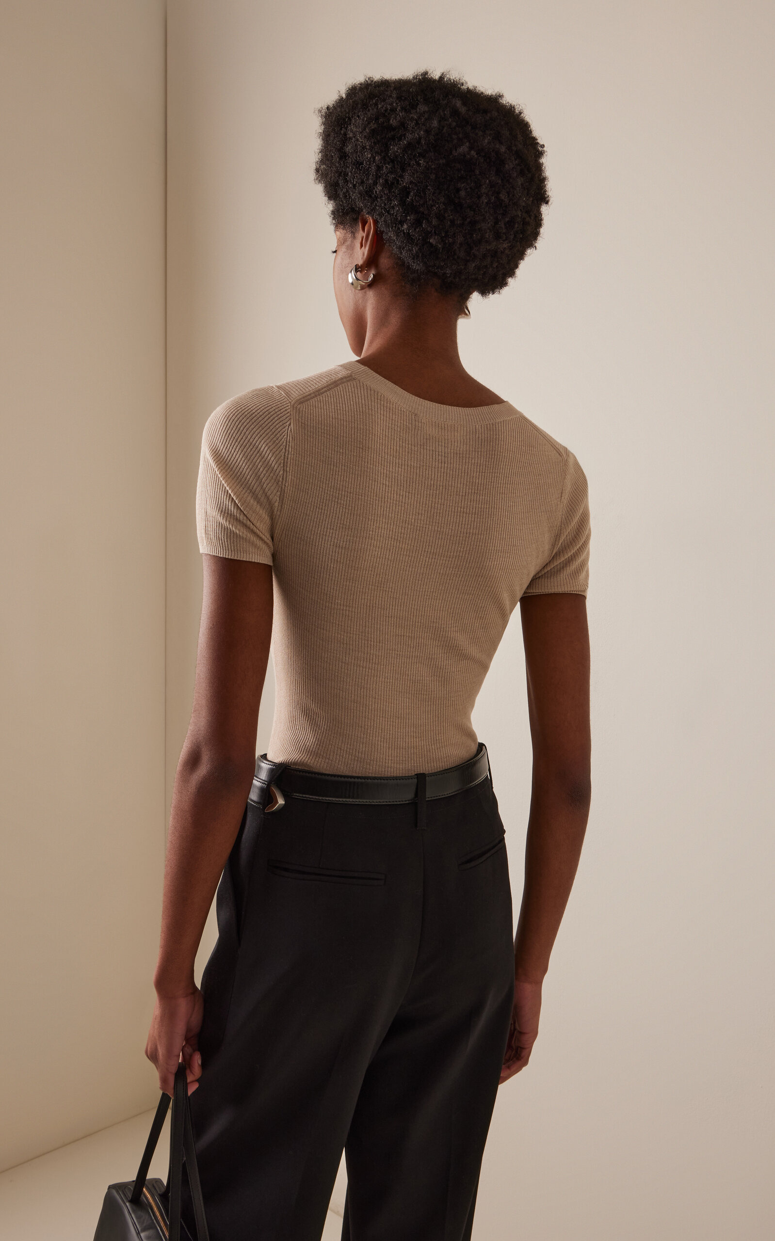Hettie Silk Sweater ivory - 4