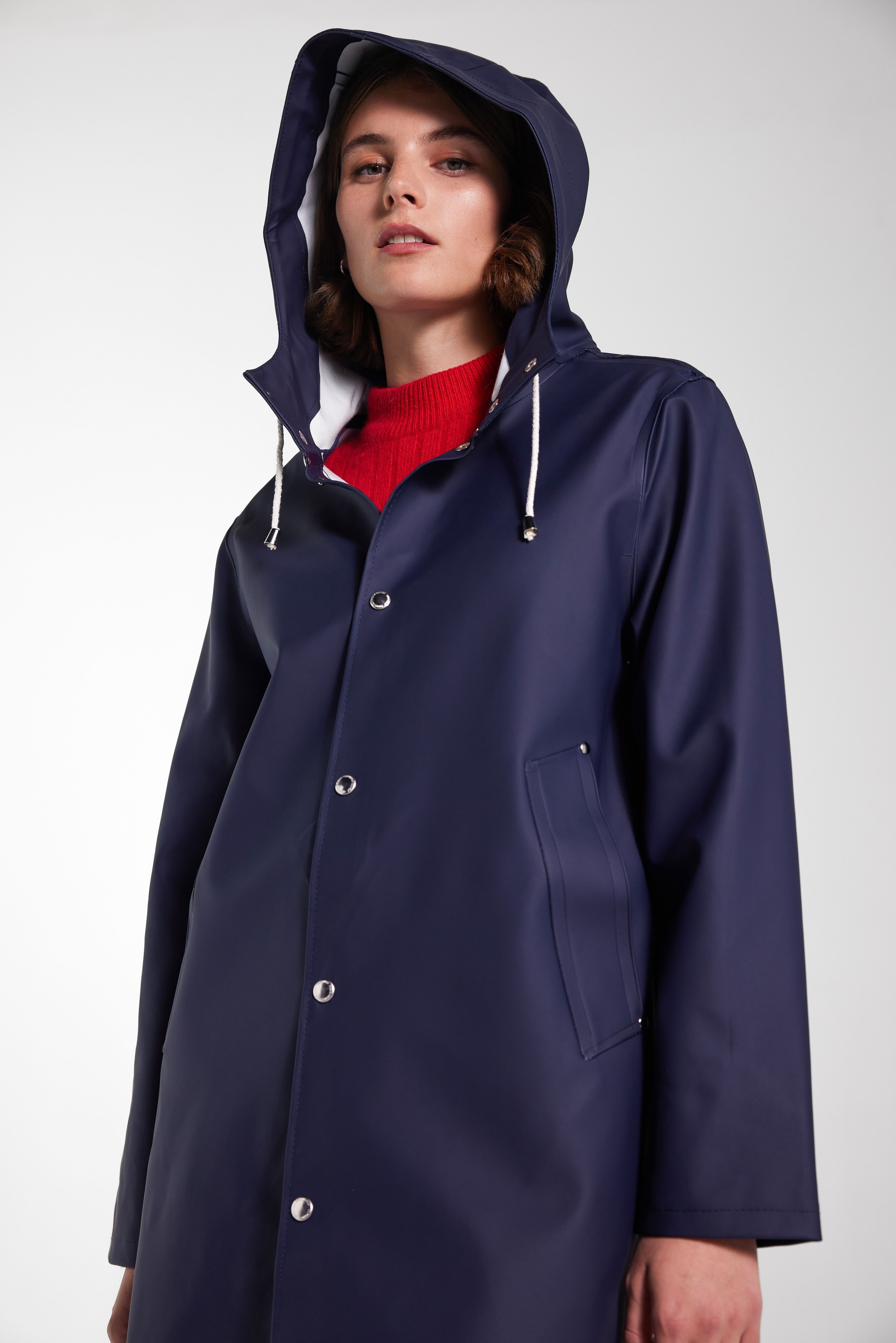 Stockholm Raincoat Navy - 5