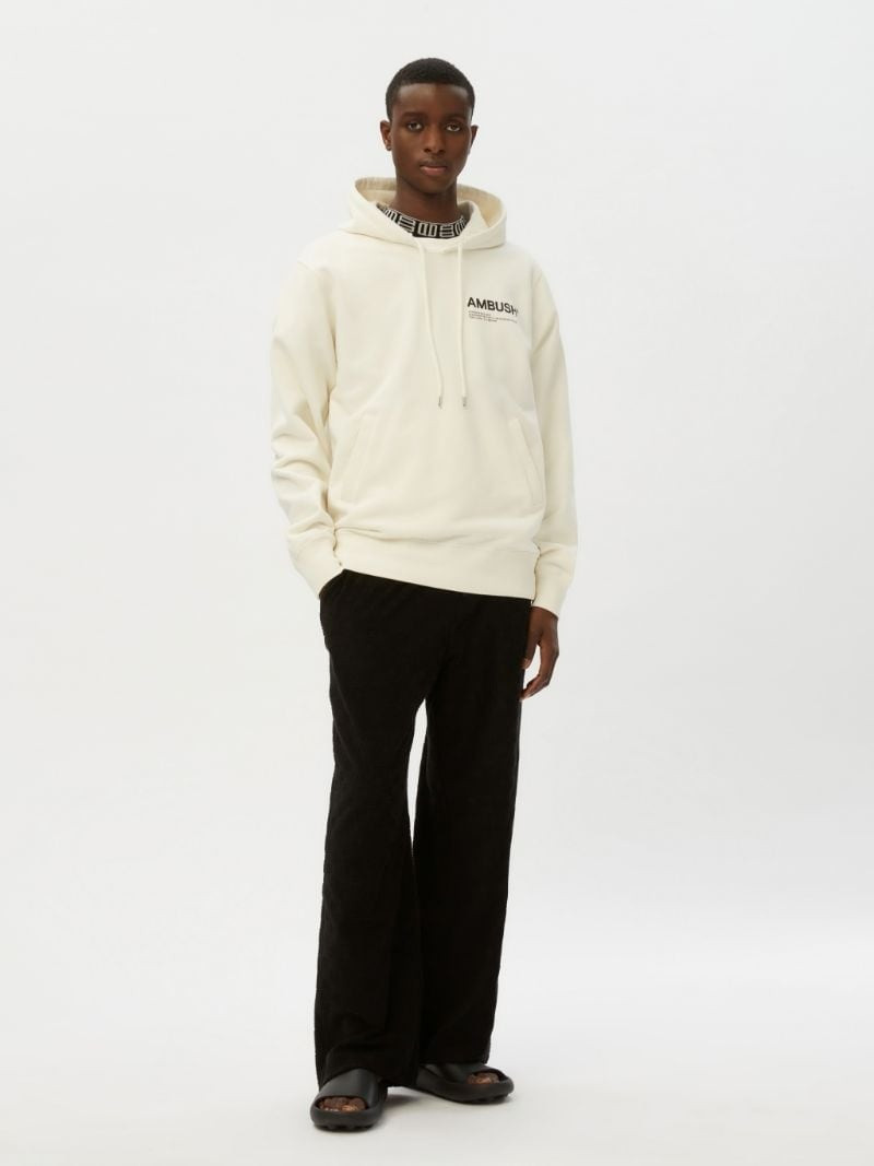 Ambush MONOGRAM RIB COLLAR T-SHIRT outlook