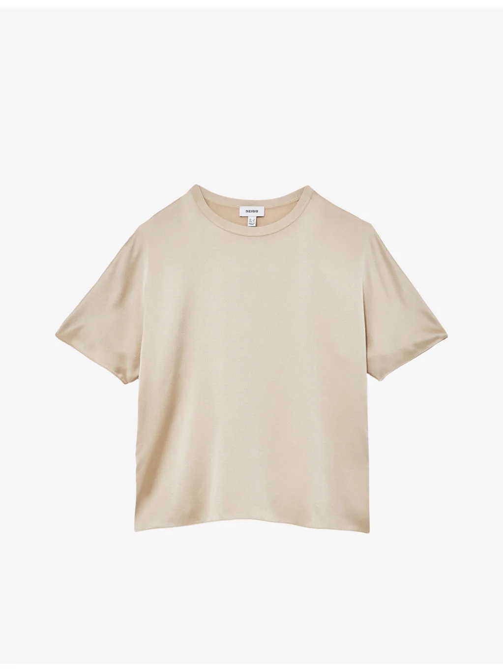 Lena Short-Sleeve Silk Top - 1