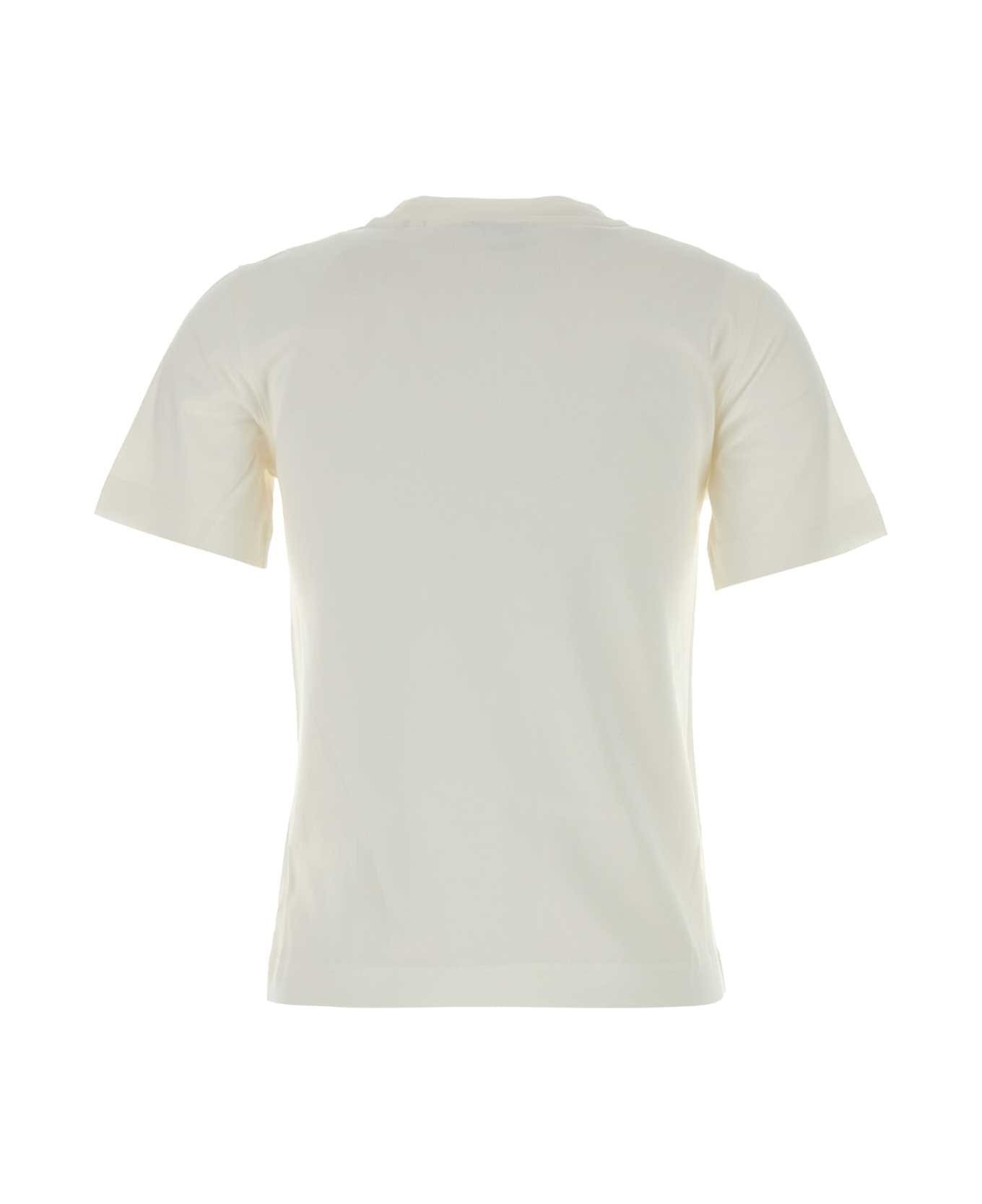 White Cotton T-shirt - 2