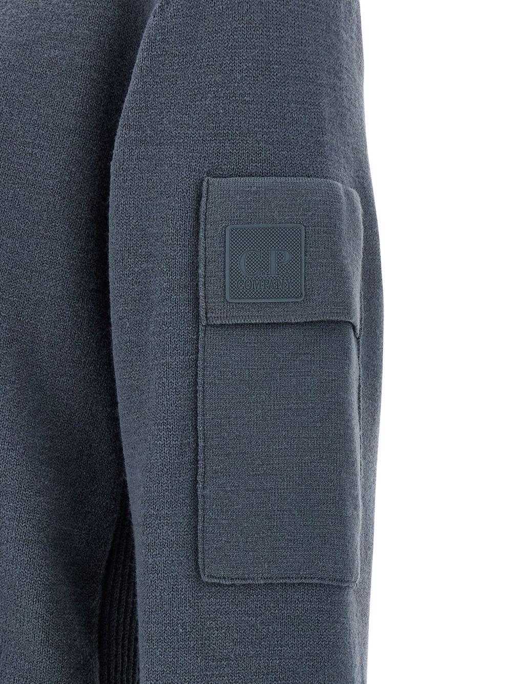 high-neck patch-pocket sweater - 4